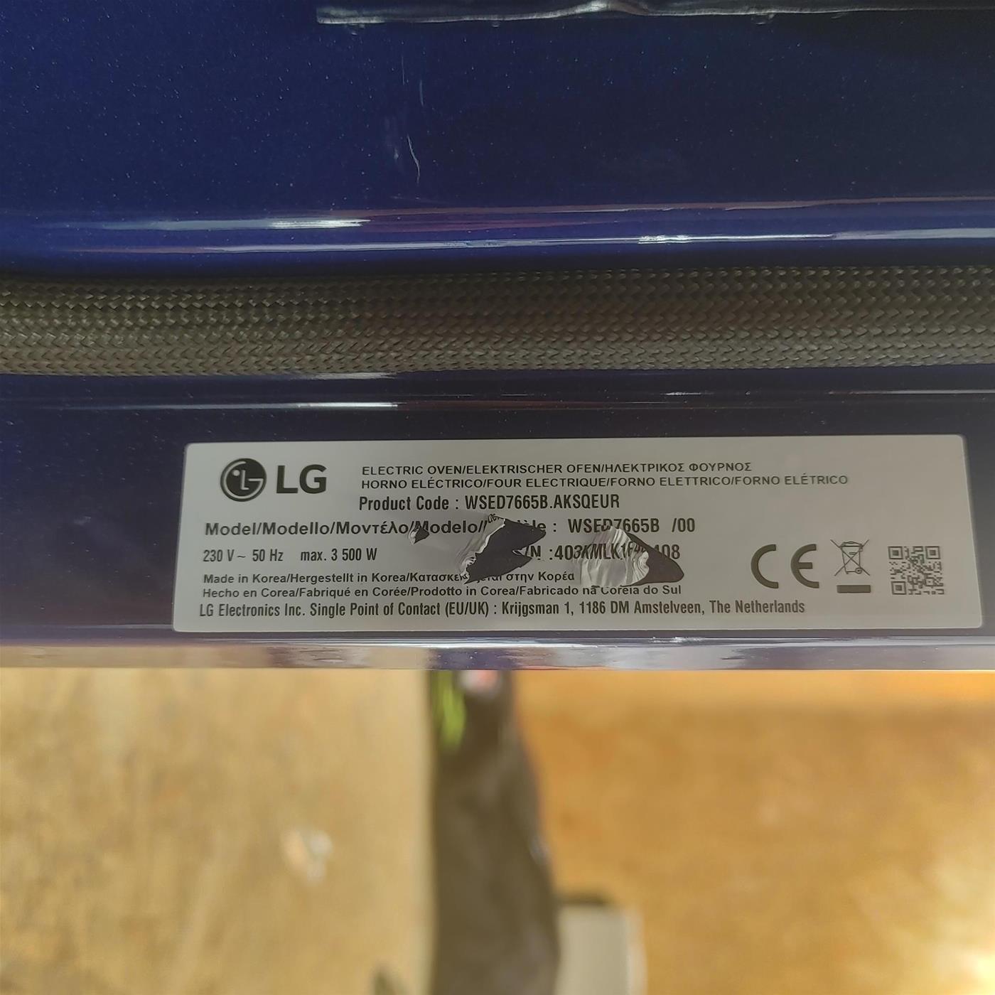 Forno elettrico LG InstaView WSED7665B 76L