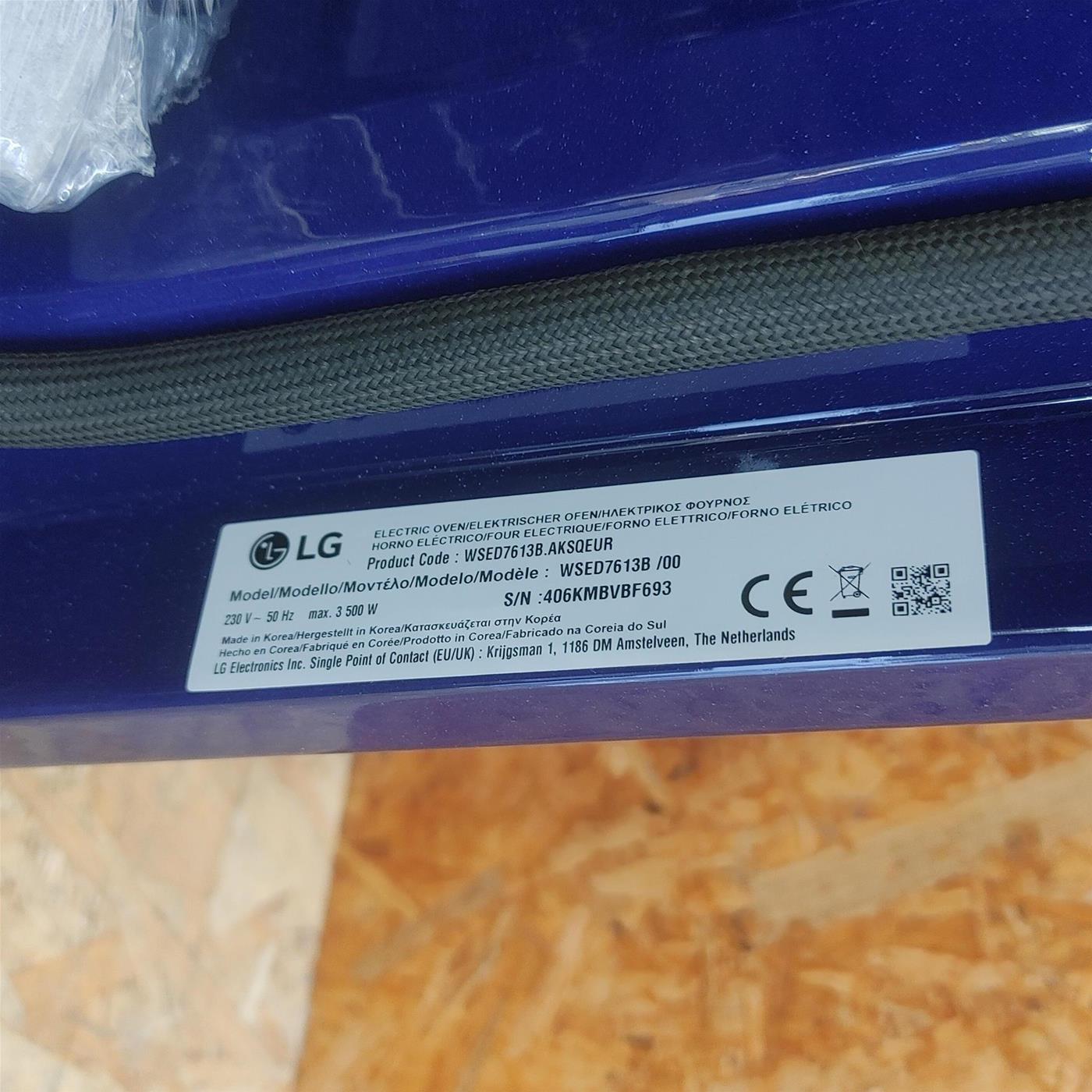 Forno elettrico LG WSED7613B InstaView Wi-Fi 76L