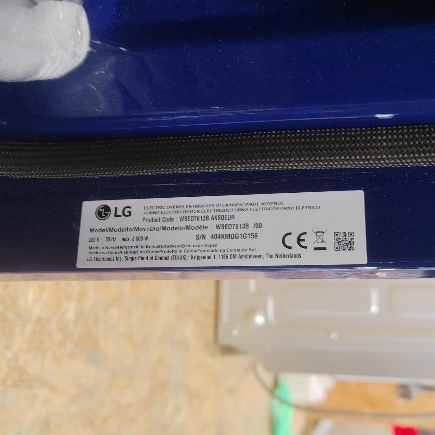 Forno LG WSED7613B/00 Forno InstaView | 76L Classe A+