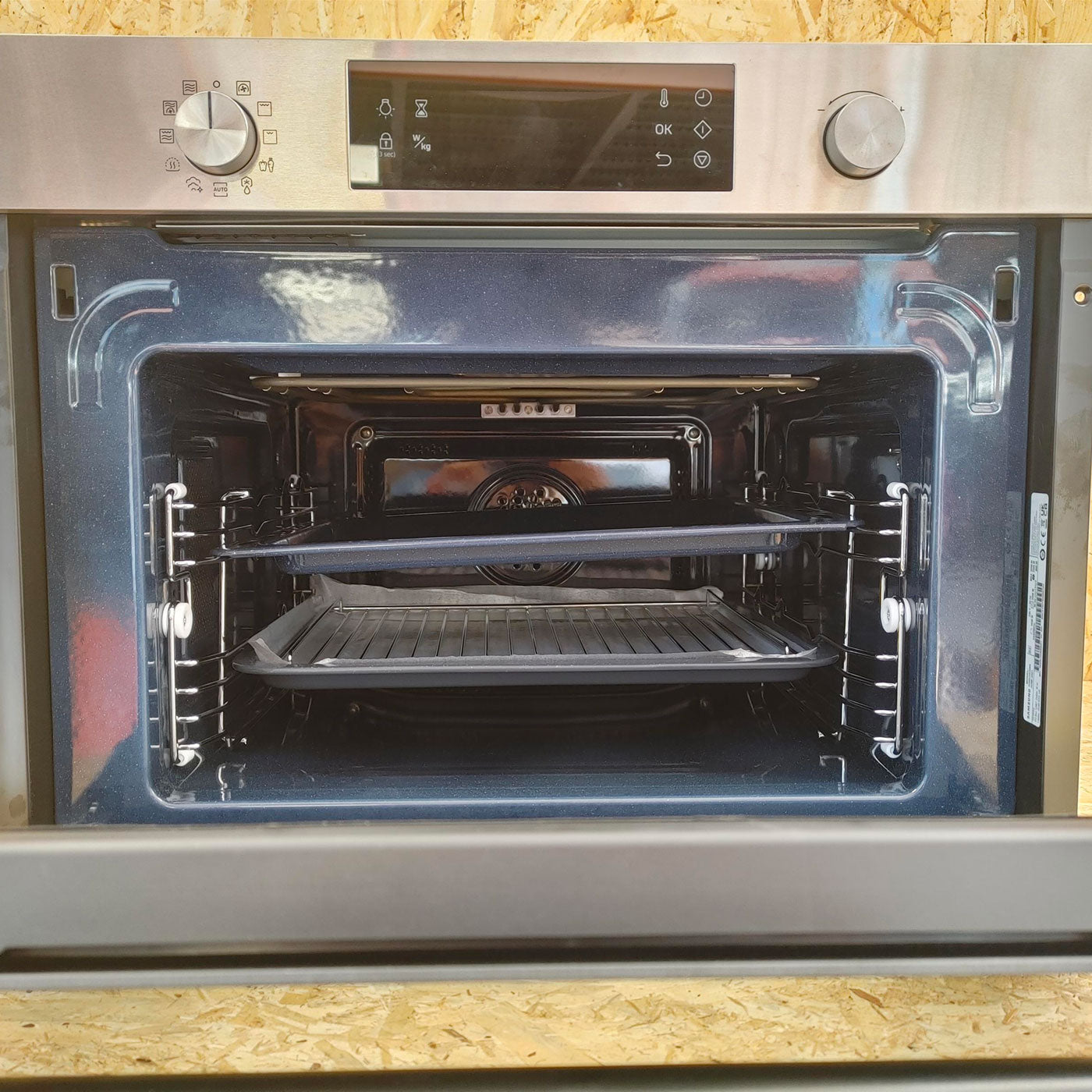 Samsung NQ50J3530BS forno combinato 50 L 3000 W Nero, Acciaio inossidabile