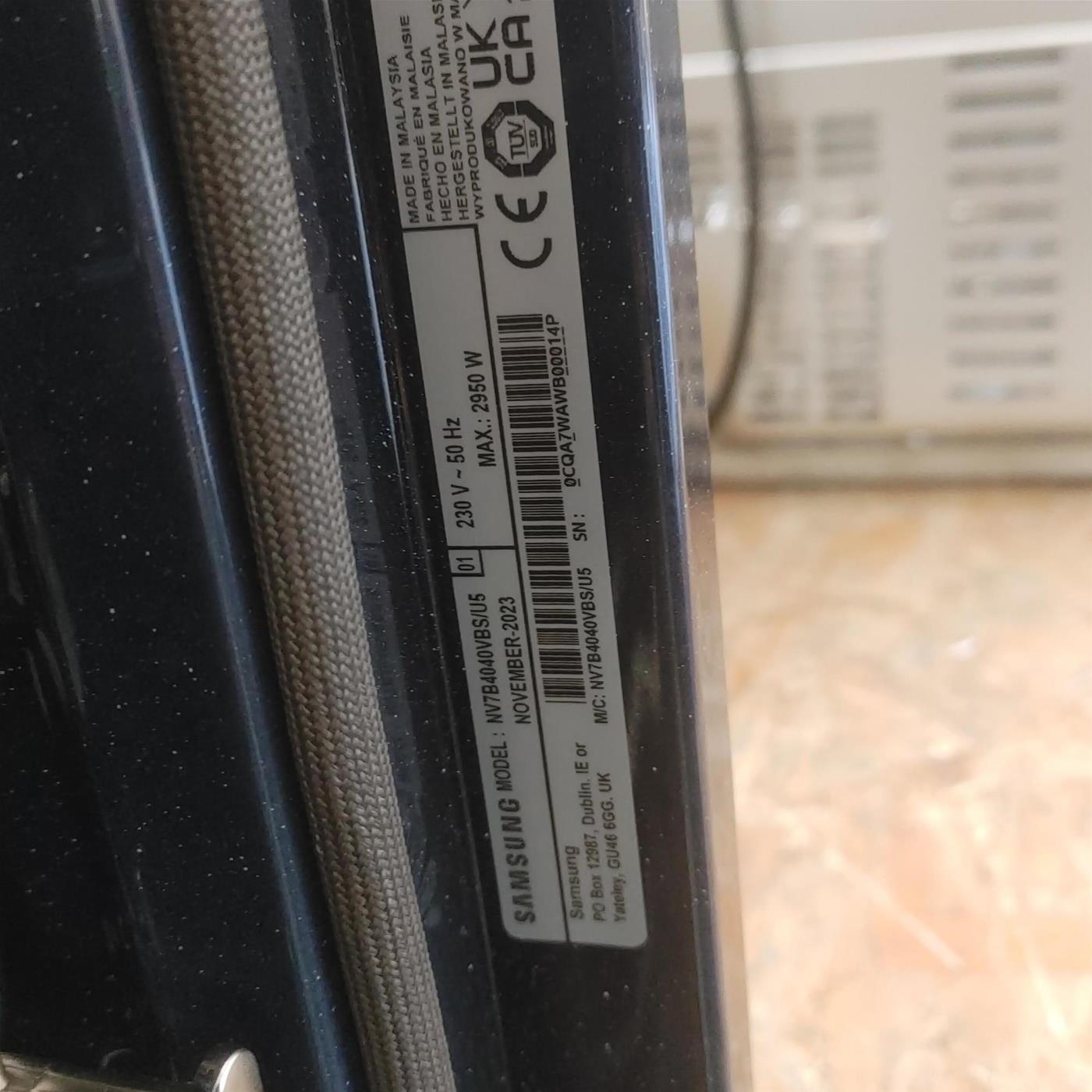 Forno elettrico Samsung NV7B4040VBS Multifunzione