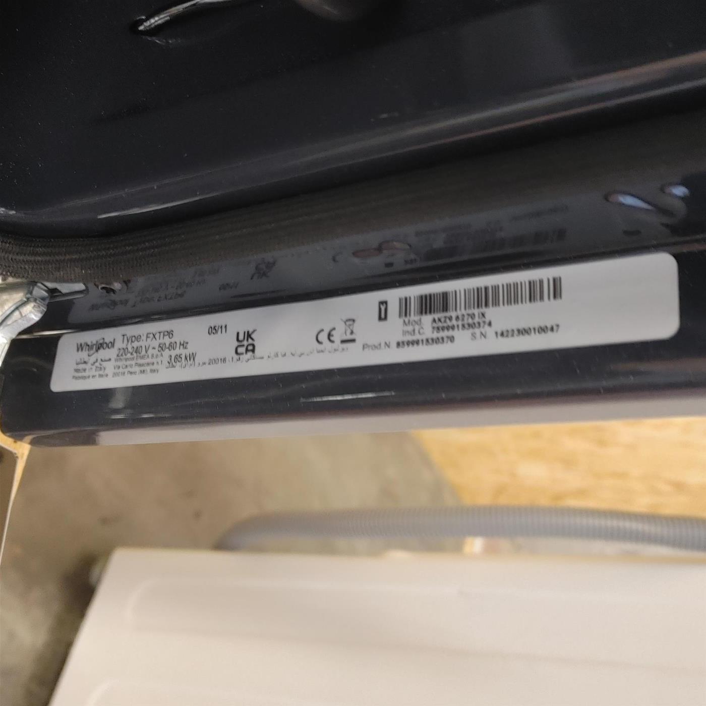 Forno Whirlpool AKZ9 6240 NB 73 L A+ Nero