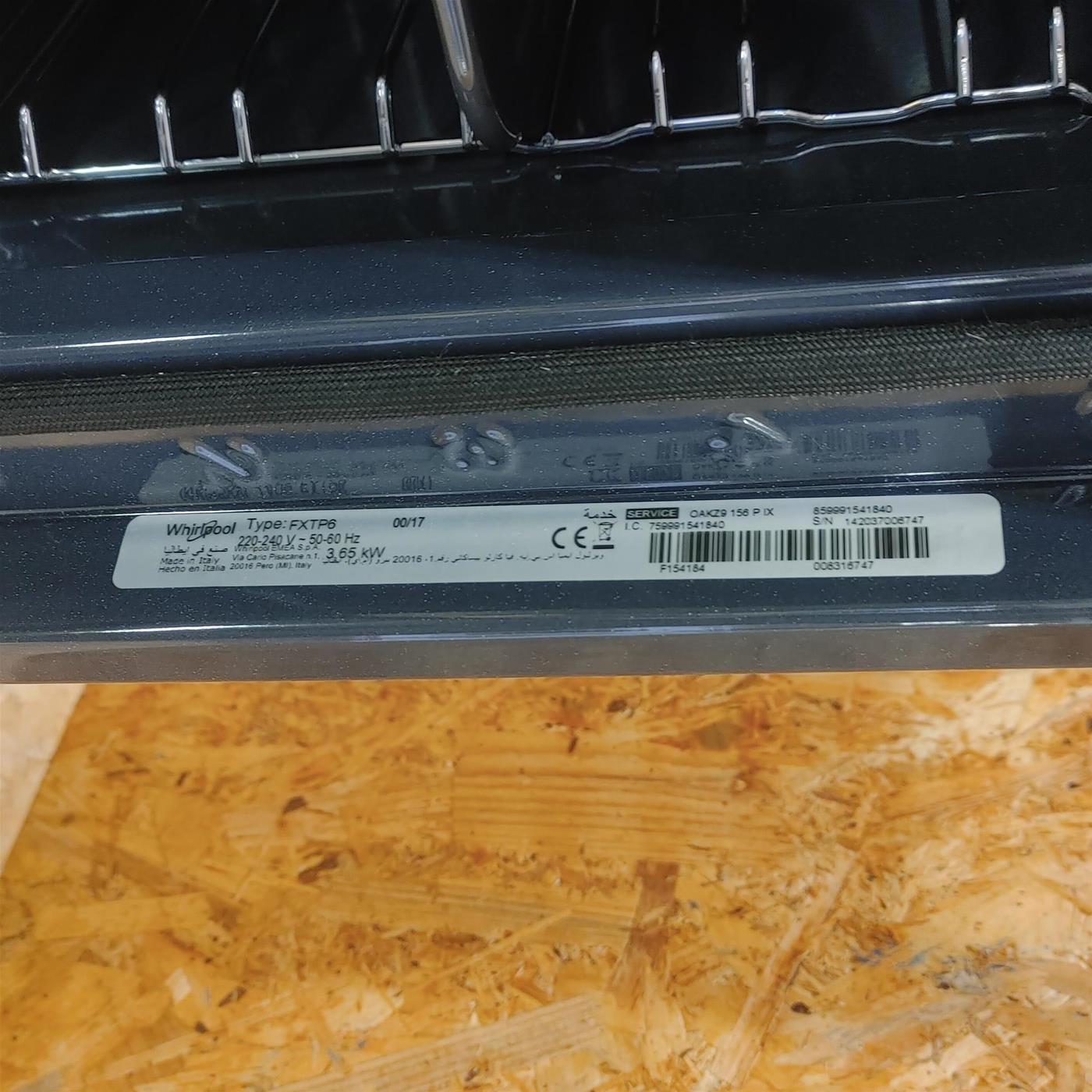 Whirlpool Absolute OAKZ9 156 P IX 73 LA Acciaio inossidabile