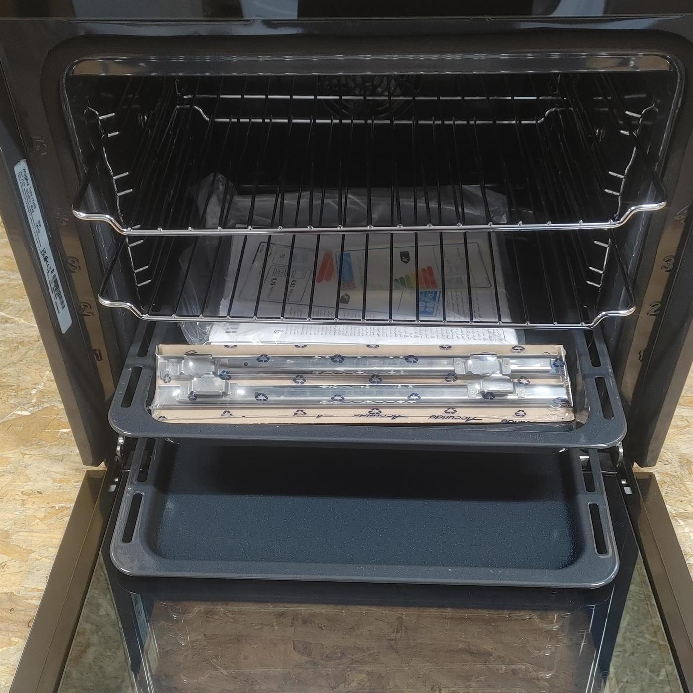 Whirlpool W7OS44S1P 73 L Nero, Acciaio inossidabile