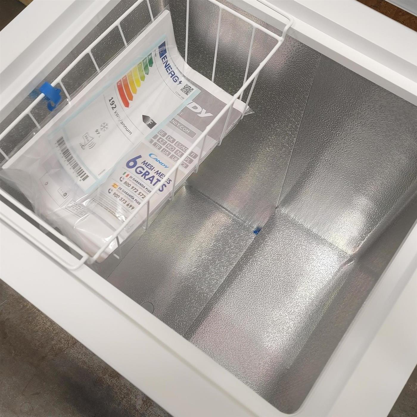 Congelatore Candy CCHH100 Congelatore a pozzetto Libera installazione 98 LF Bianco