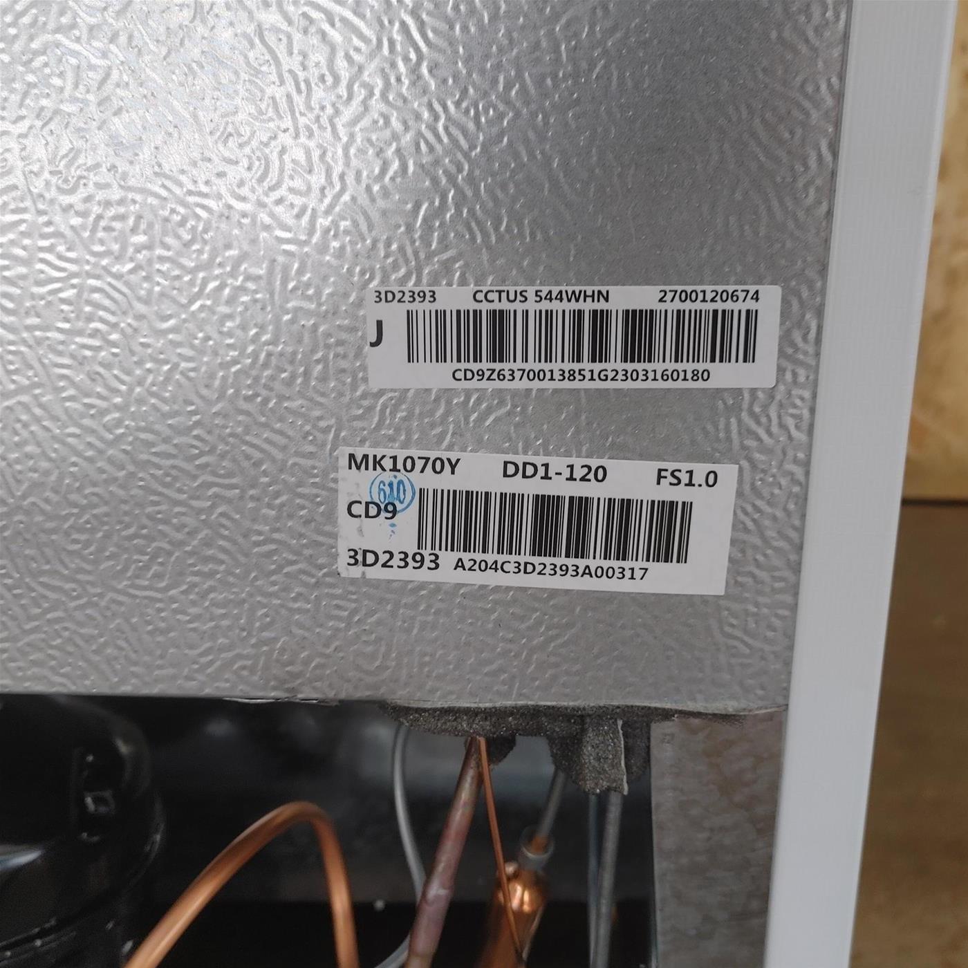 Candy CCTUS 544 WH Congelatore verticale Libera installazione 82 L Bianco