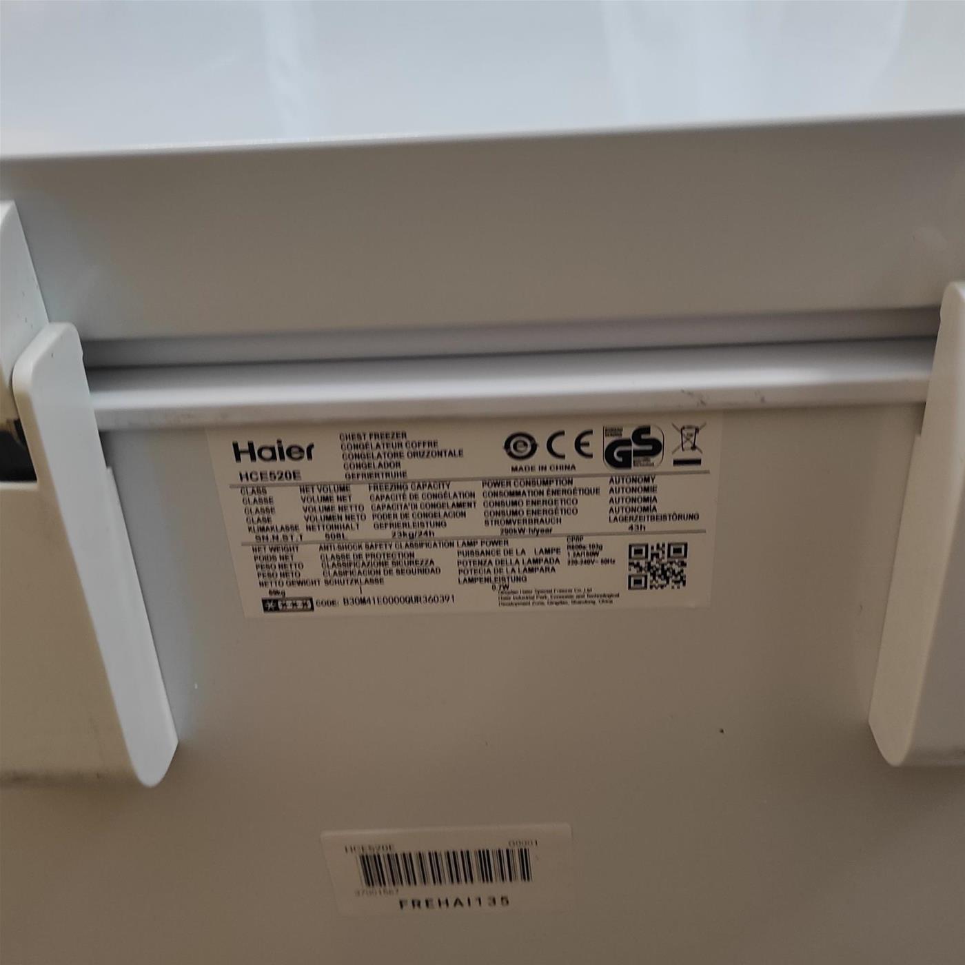 Congelatore a pozzo Haier HCE520E Libera installazione 508 L