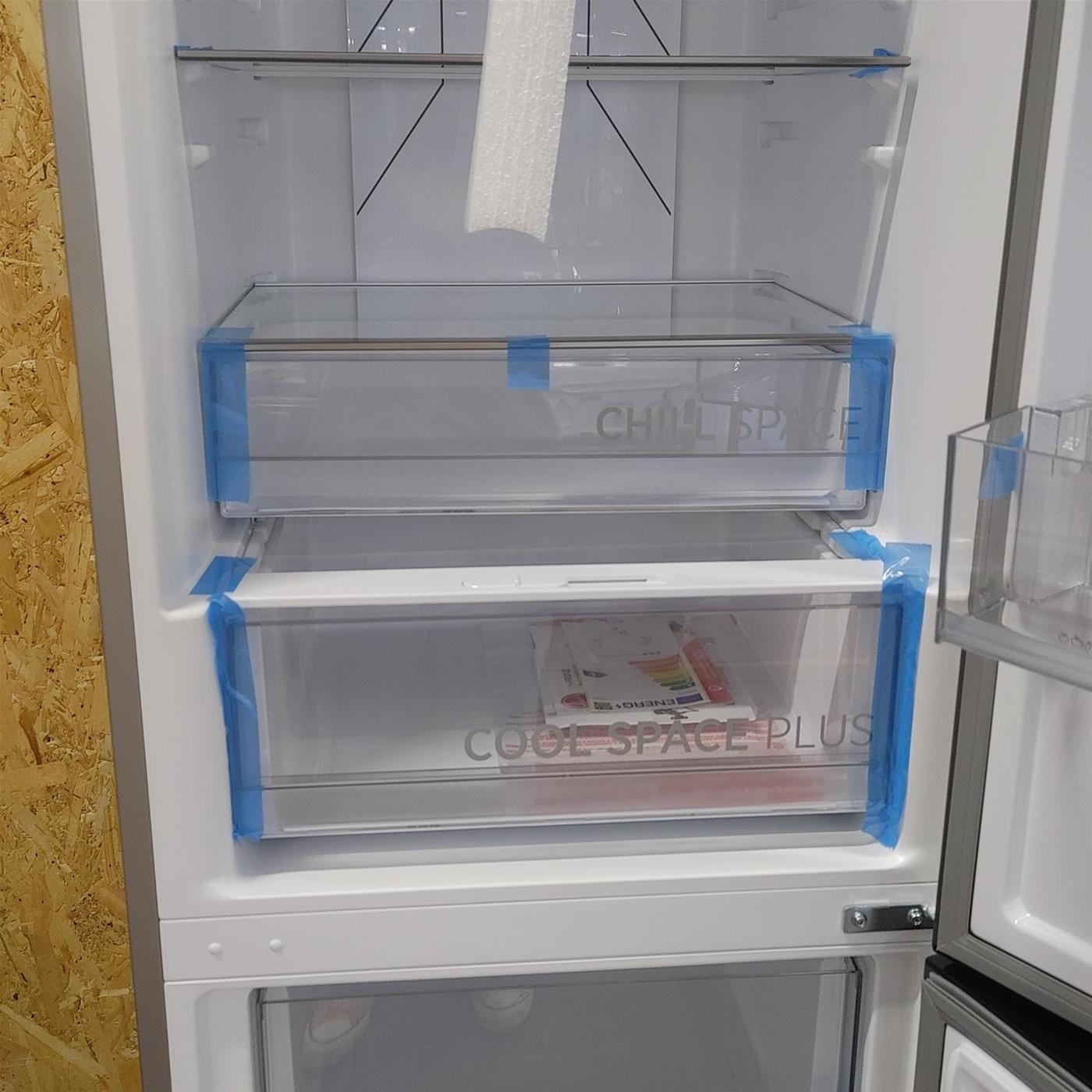 Hoover H-FRIDGE 500 HOCE4T620EX Libera installazione 377 LE Argento