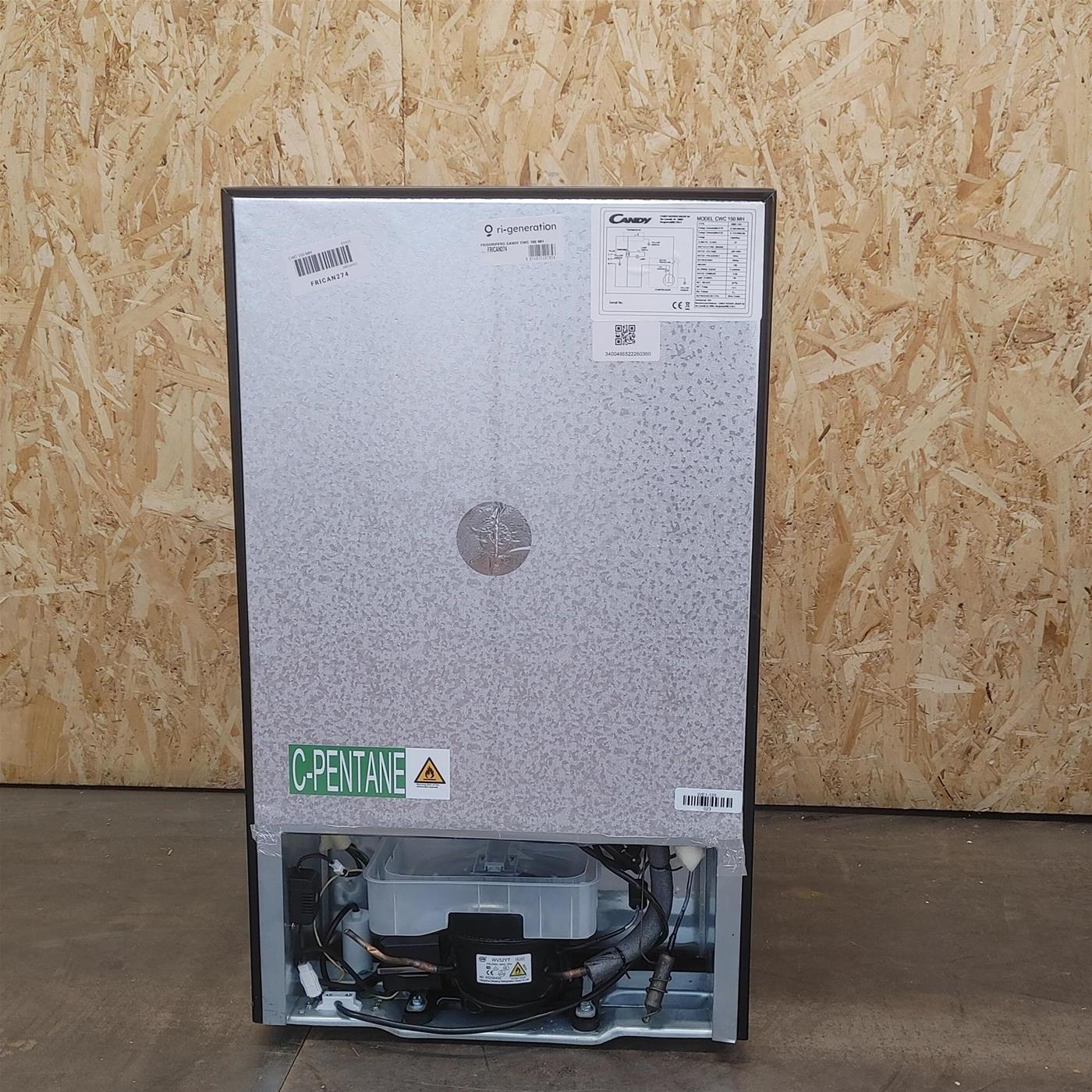 Candy DiVino CWC 150 MH Frigorifero per vino a compressore Libera installazione Nero 41 bottiglia/e