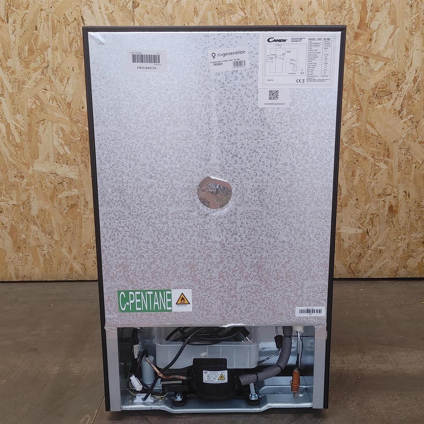 Candy DiVino CWC 150 MH Frigorifero per vino a compressore Libera installazione Nero 41 bottiglia/e