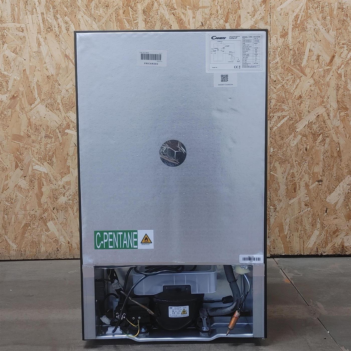 Candy DiVino CWC 150 ED/N Frigorifero per vino a compressore Libera installazione Nero 41 bottiglia/e