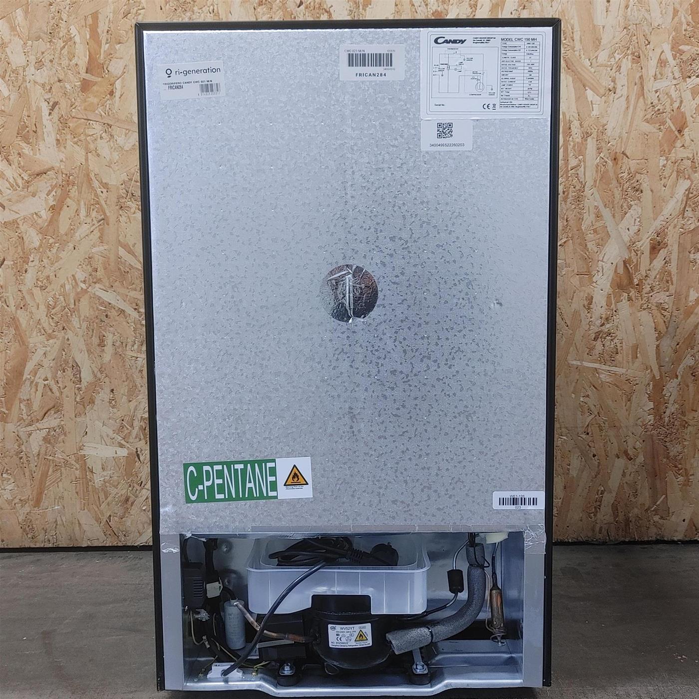 Candy DiVino CWC 150 MH Frigorifero per vino a compressore Libera installazione Nero 41 bottiglia/e