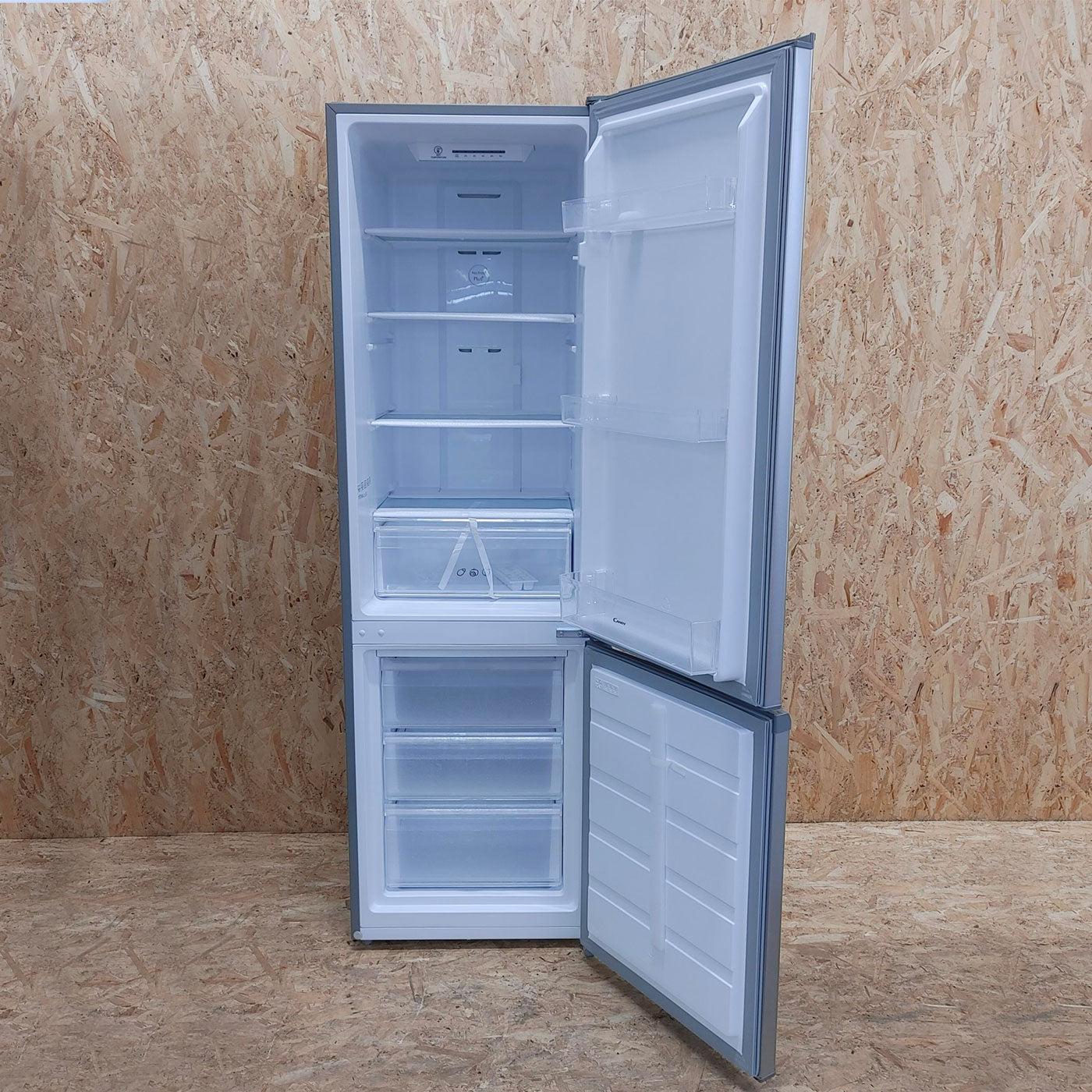 Candy CMICN 5182XN frigorifero con congelatore Libera installazione 270 L F Acciaio inossidabile
