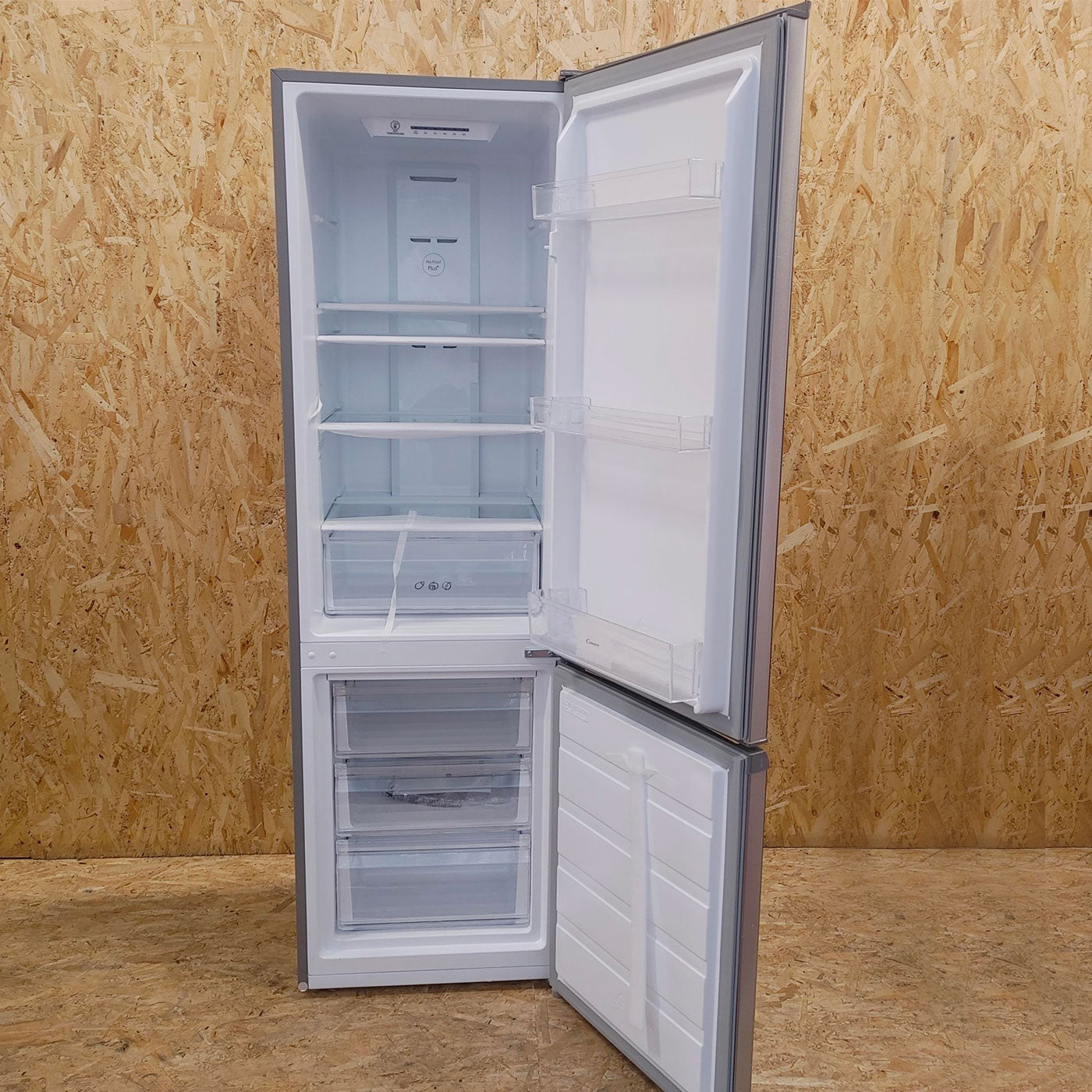 Candy CMICN 5182XN frigorifero con congelatore Libera installazione 270 L F Acciaio inossidabile