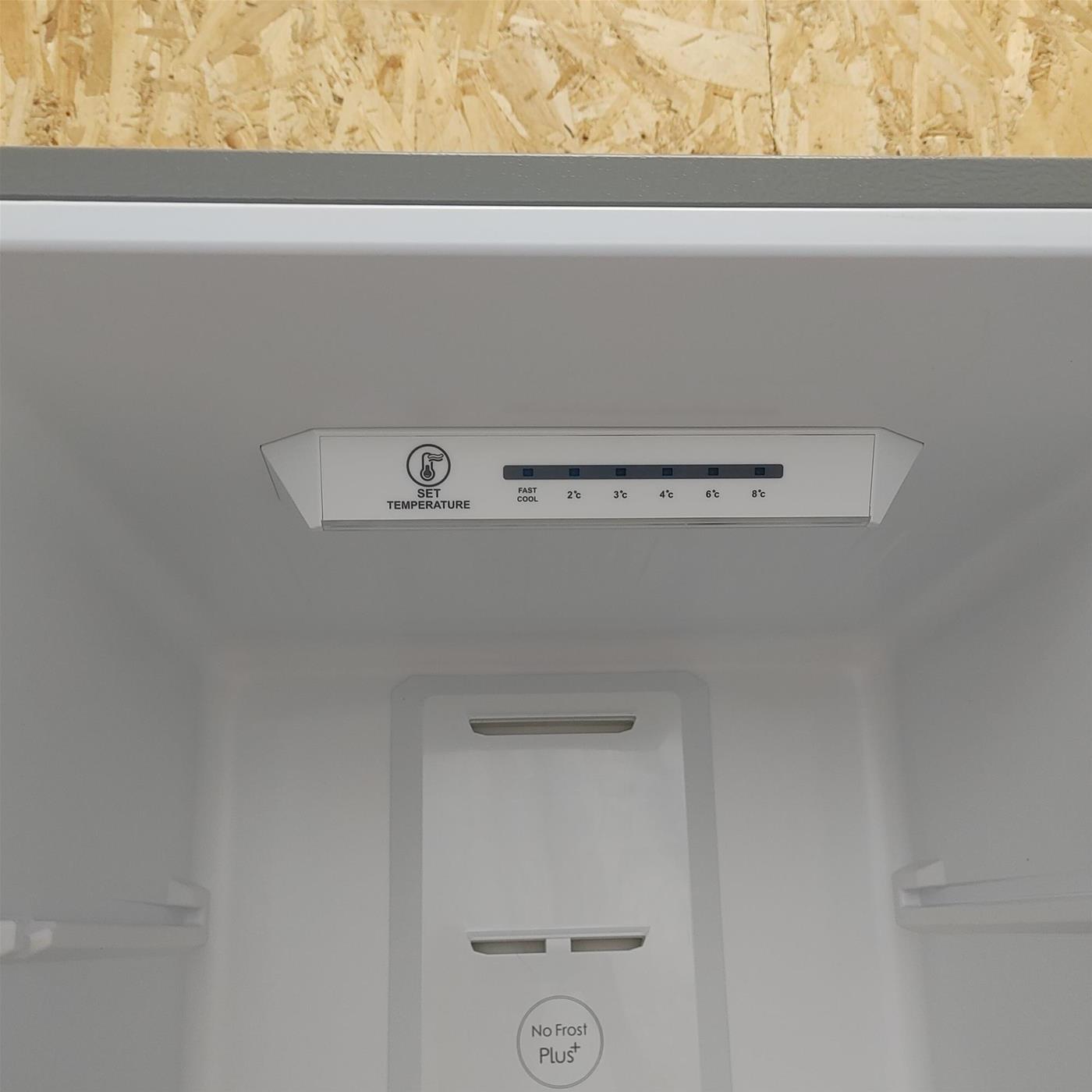 Candy CMICN 5182XN frigorifero con congelatore Libera installazione 270 L F Acciaio inossidabile