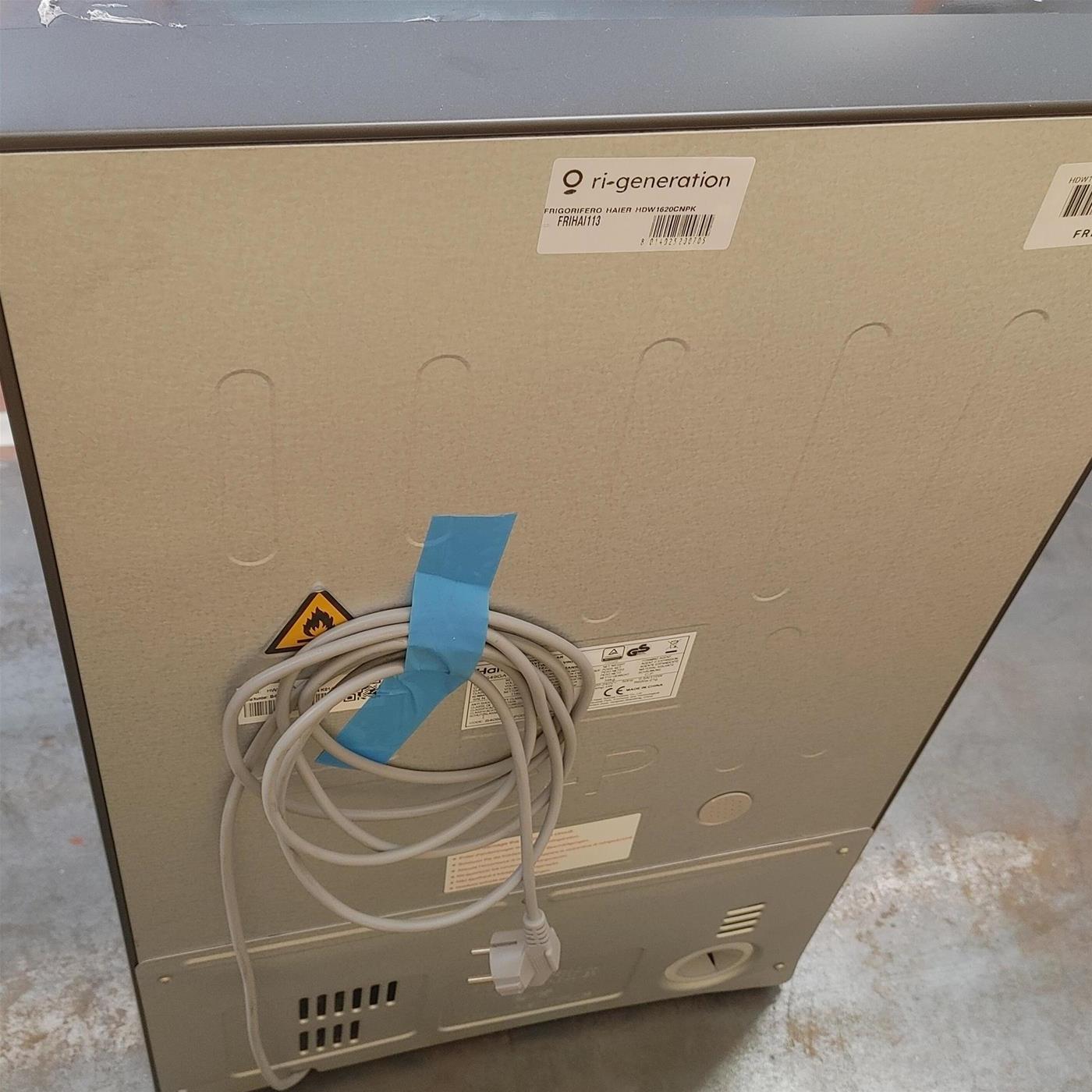 Haier Wine Bank 50 Serie 5 HWS49GA Frigorifero per vino a compressore Autoportante Nero 49 bottiglia/e