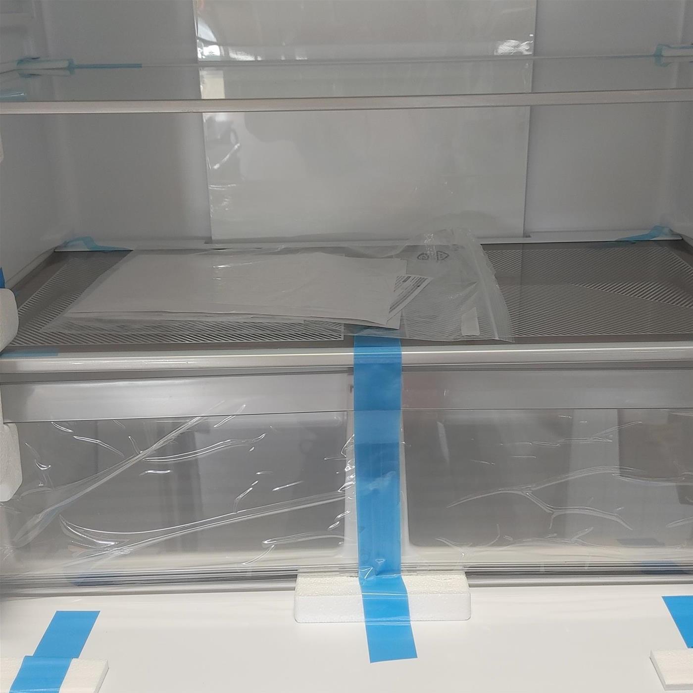 Frigorifero side-by-side Haier Cube 83 Serie 3 HCR3818EWMM Libera installazione 463 LE Platinum, Acciaio inossidabile