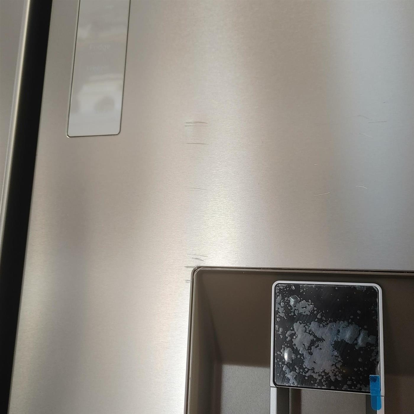 Frigorifero side-by-side Haier Cube 83 Serie 3 HCR3818EWMM Libera installazione 463 LE Platinum, Acciaio inossidabile