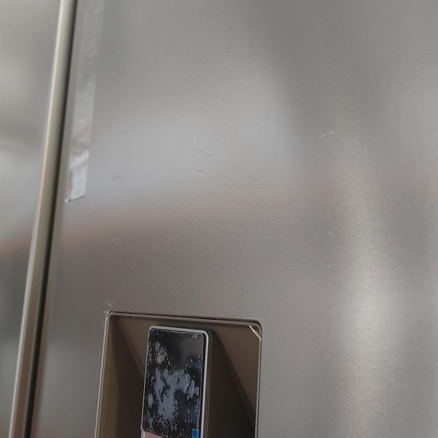 Frigorifero side-by-side Haier Cube 83 Serie 3 HCR3818EWMM Libera installazione 463 LE Platinum, Acciaio inossidabile