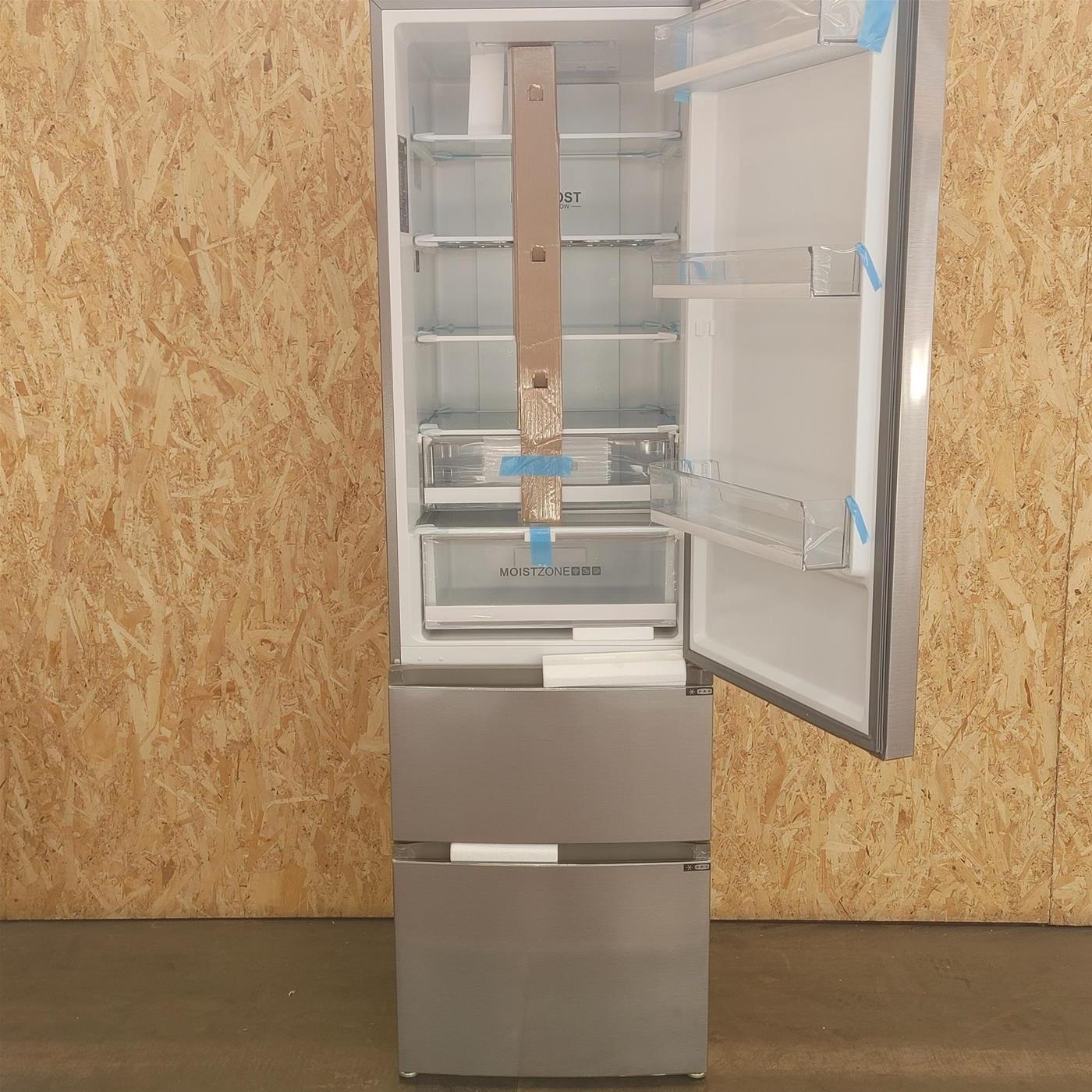 Haier 3D 60 Serie 3 A3FE837CGJ Libera installazione 371 L D Argento, Titanio