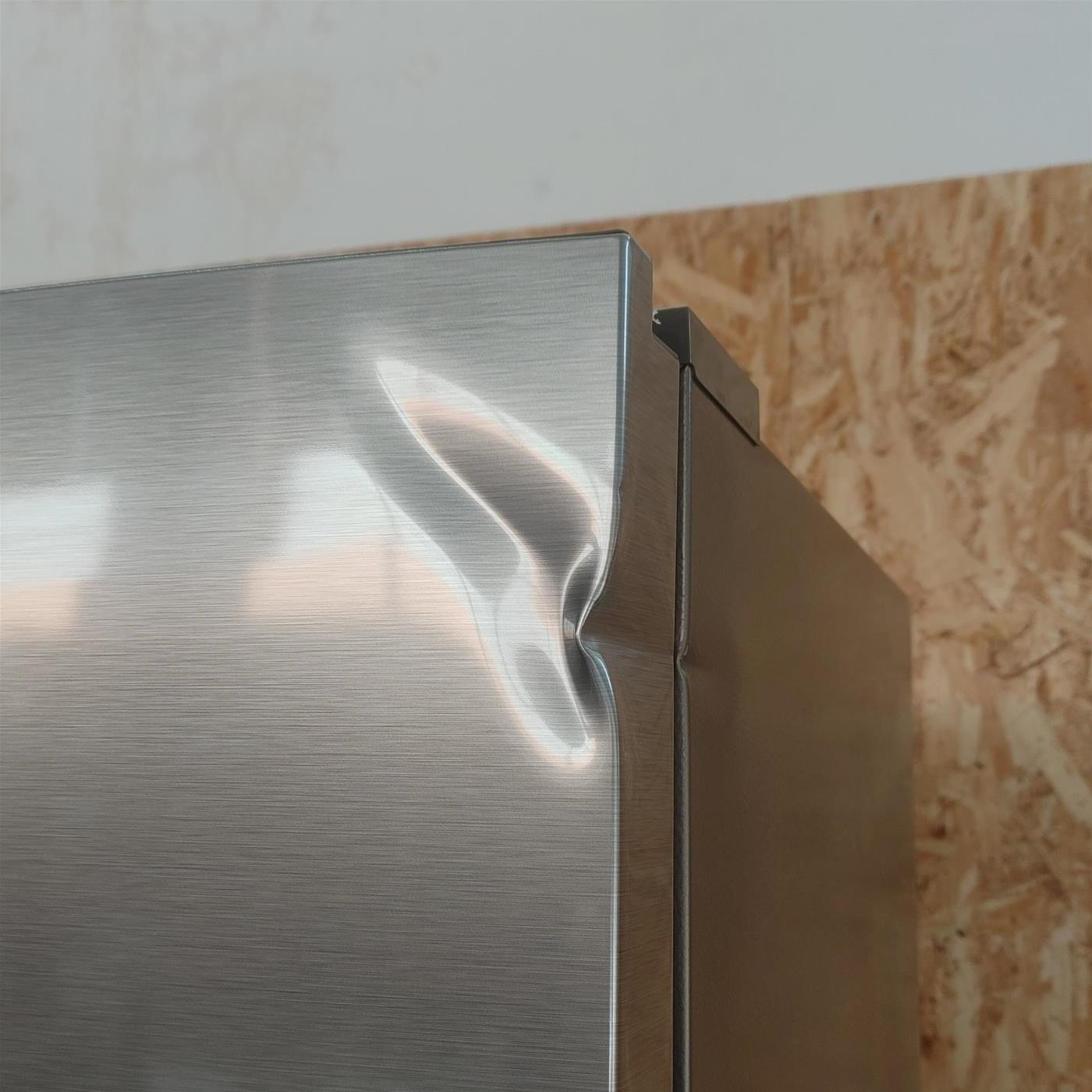 Haier 3D 60 Serie 3 A3FE837CGJ Libera installazione 371 L D Argento, Titanio