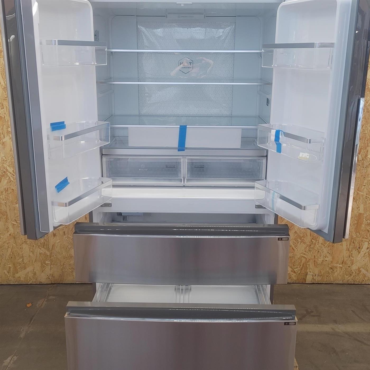 Frigorifero side-by-side Haier FD 100 Serie 7 HB26FSSAAA Libera installazione 750 LE Acciaio inossidabile