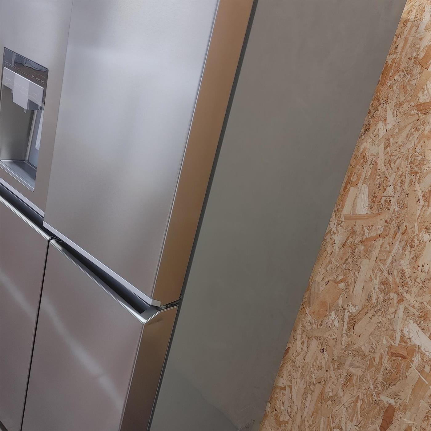 Frigorifero side-by-side Haier HCR7918EIMP Libera installazione 601 LE Platinum, Acciaio inossidabile