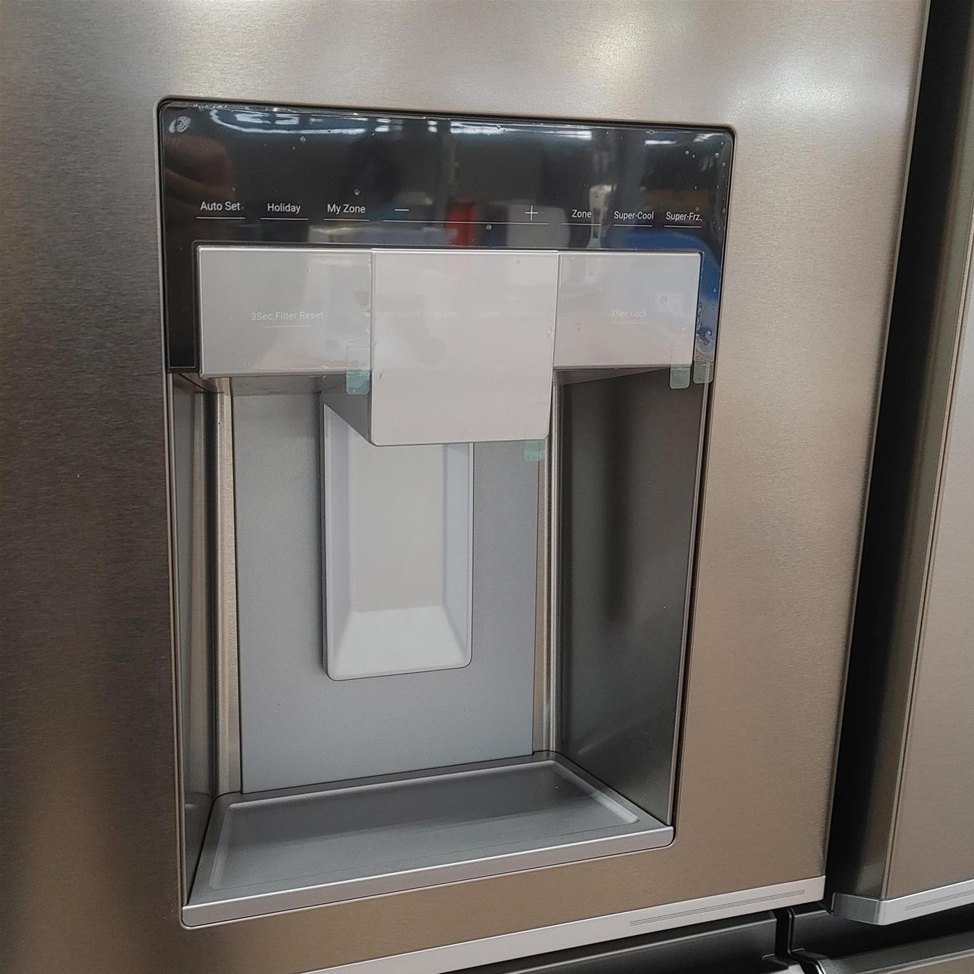 Frigorifero side-by-side Haier HCR7918EIMP Libera installazione 601 LE Platinum, Acciaio inossidabile