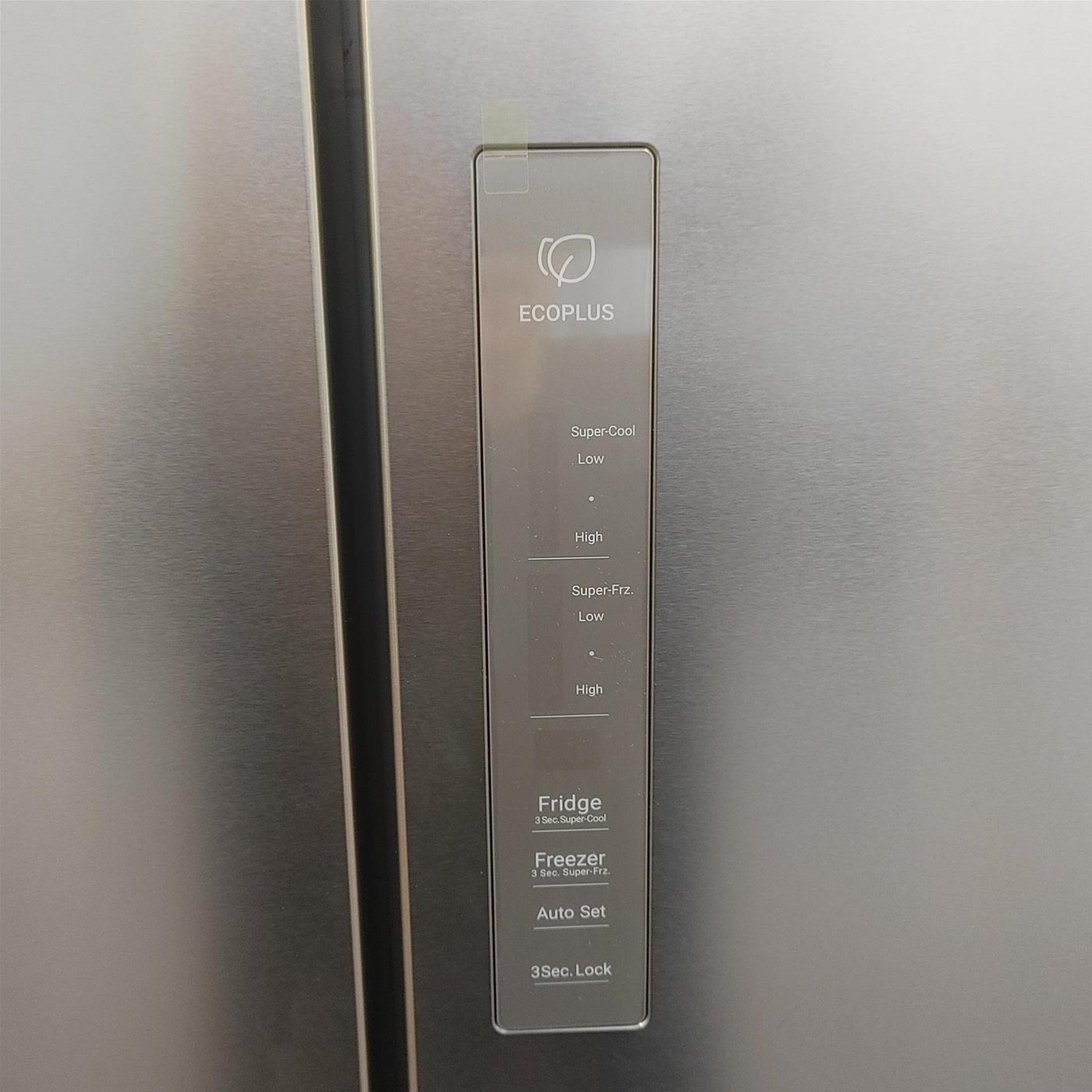 Frigorifero side-by-side Haier Cube 83 Serie 3 HCR3818ENMM Libera installazione 467 LE Platinum, Acciaio inossidabile