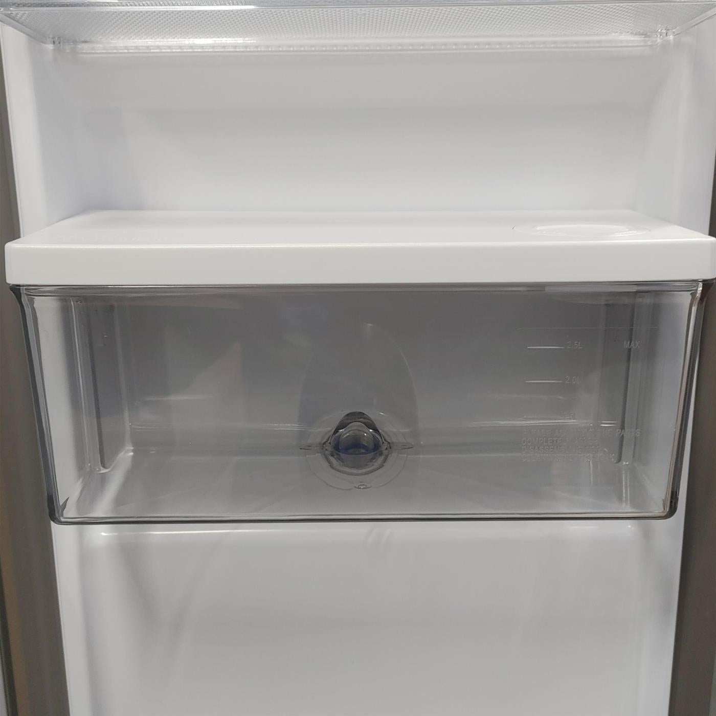 Frigorifero side-by-side Haier Cube 83 Serie 3 HCR3818EWMM Libera installazione 463 LE Platinum, Acciaio inossidabile