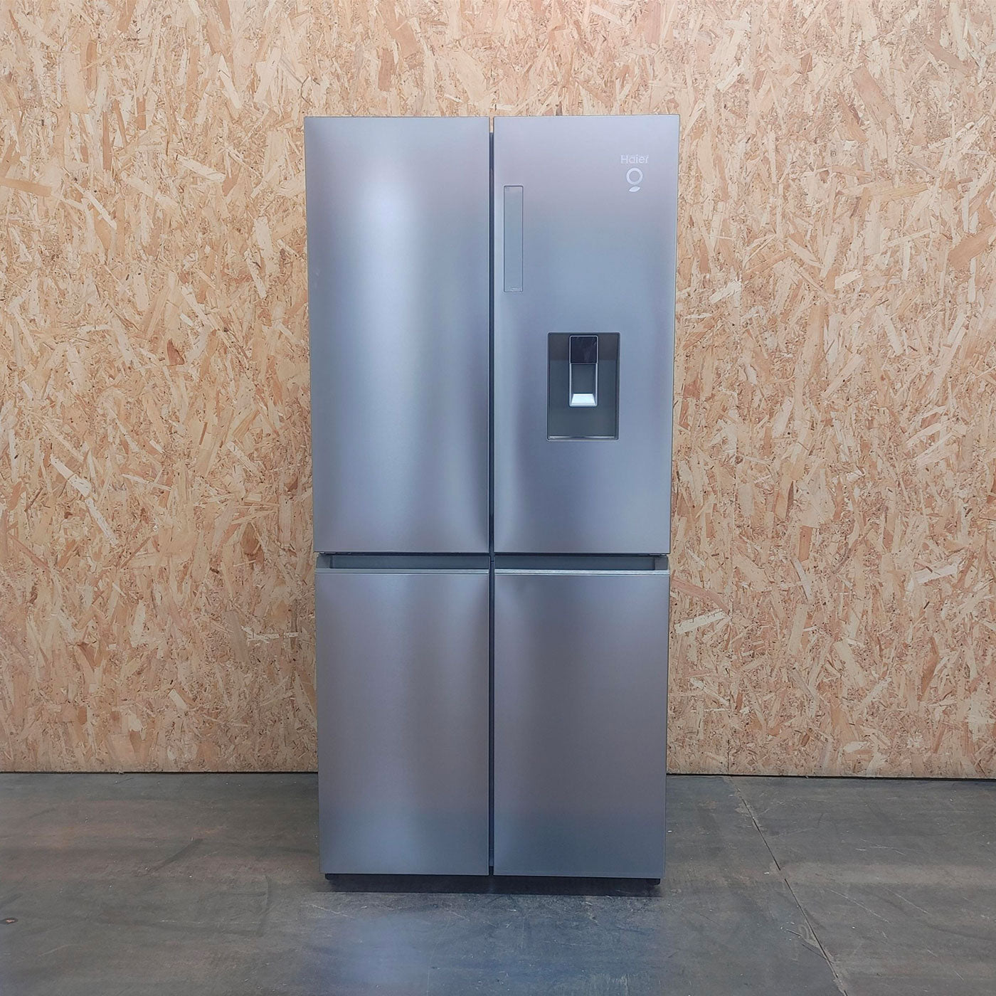 Haier Cube 83 Serie 3 HCR3818EWMM frigorifero side-by-side Libera installazione 463 L E Platino, Acciaio inox