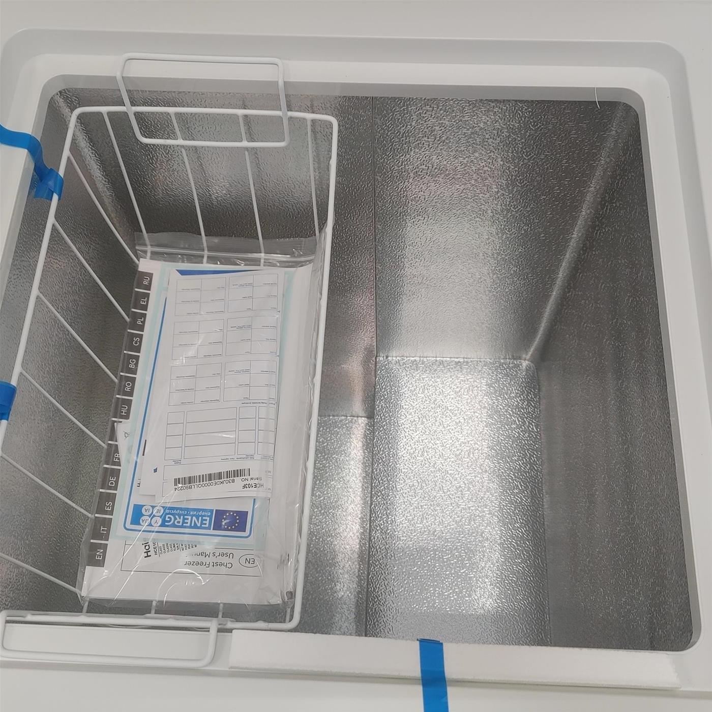 Haier HCE103F Congelatore a pozzetto Libera installazione 100 LF Bianco