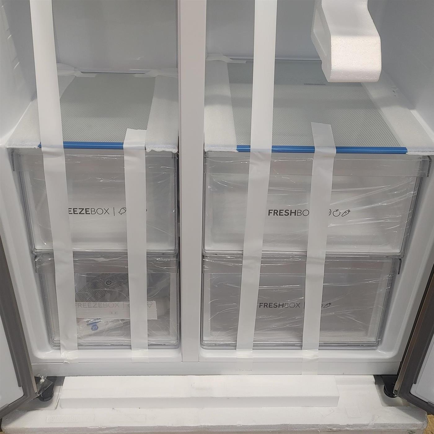 Haier SBS 90 Serie 3 HSR3918FIMP frigorifero side by side Libera installazione 515 LF Grigio