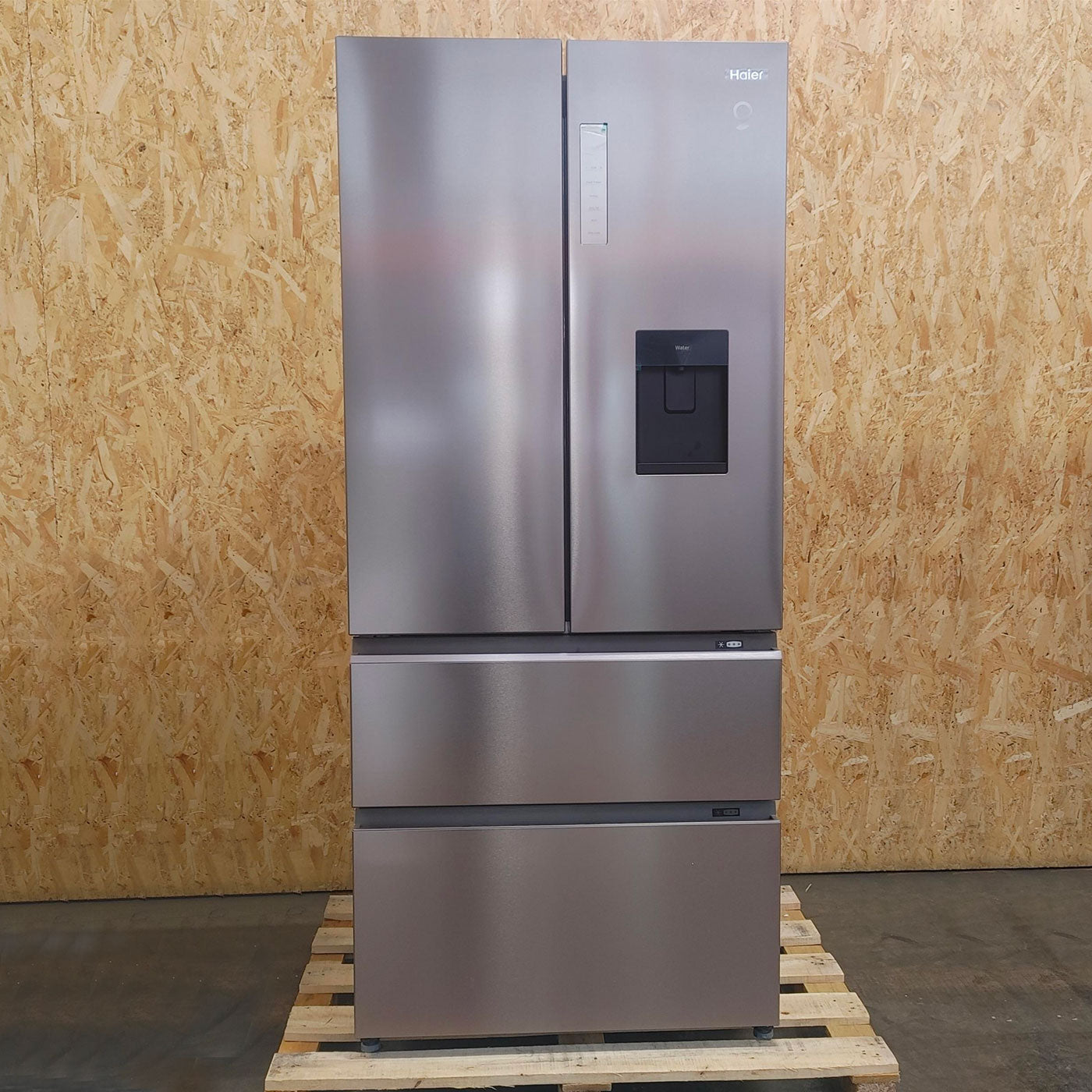 Haier FD 83 Serie 7 HFW7819EWMP frigorifero side-by-side Libera installazione 537 LE Platino, Acciaio inossidabile