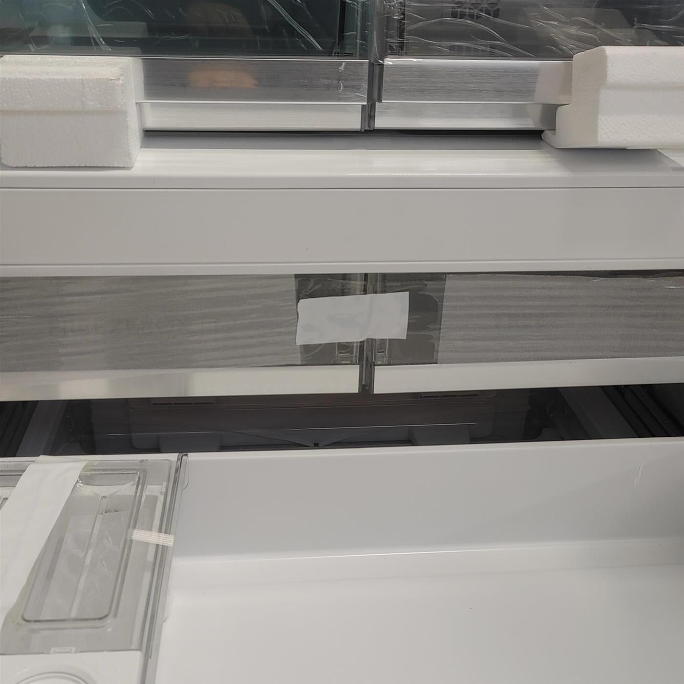 Haier FD 83 Serie 7 HFW7819EWMP frigorifero side-by-side Libera installazione 537 LE Platino, Acciaio inossidabile