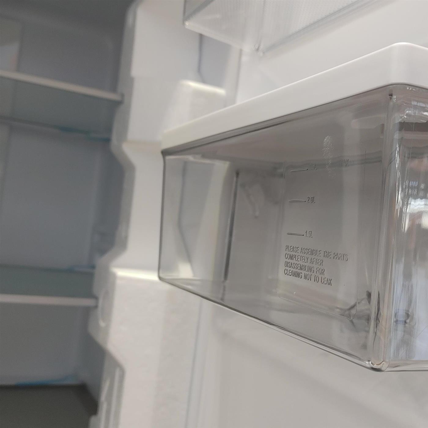 Frigorifero side-by-side Haier Cube 83 Serie 3 HCR3818EWMM Libera installazione 463 LE Platinum, Acciaio inossidabile