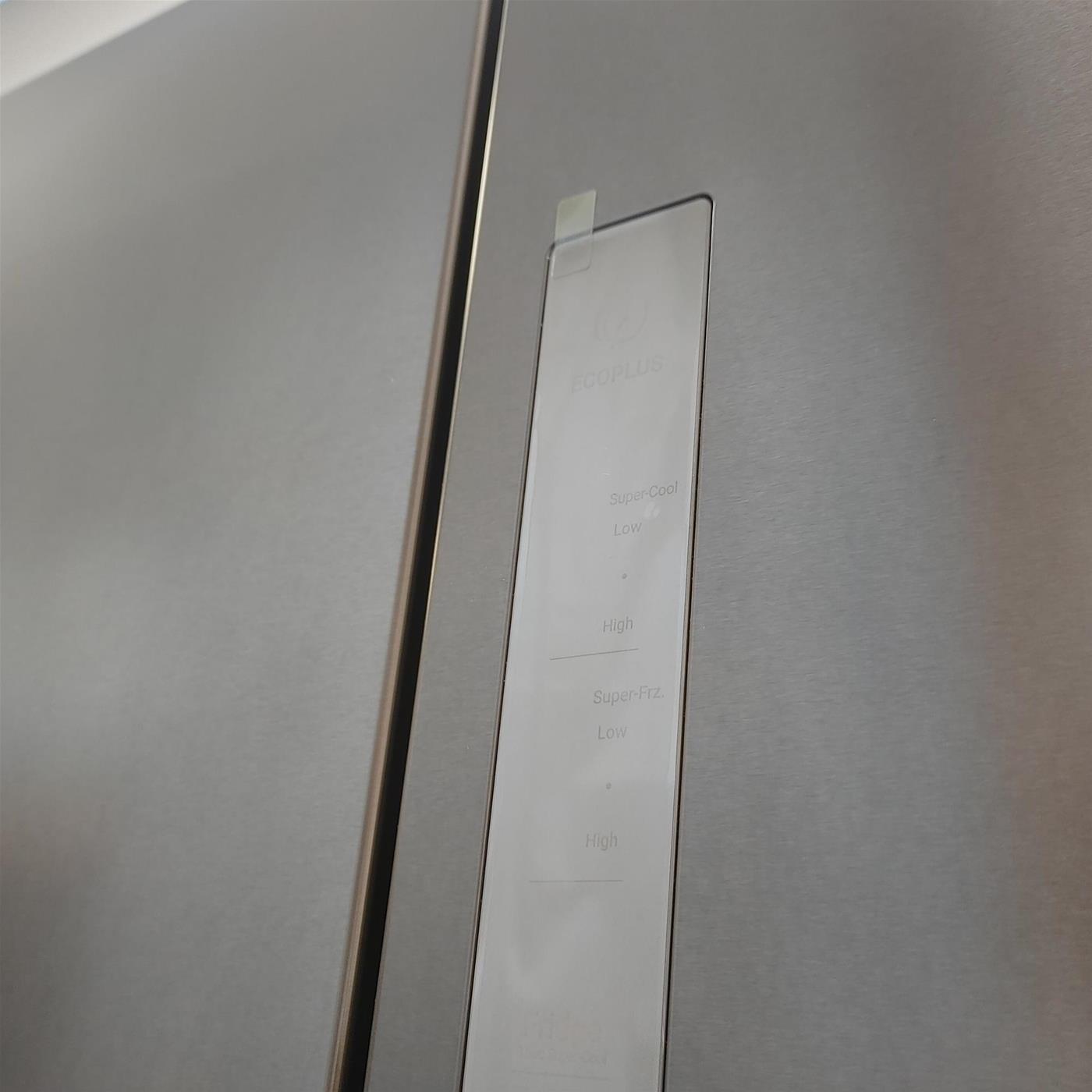 Frigorifero side-by-side Haier Cube 83 Serie 3 HCR3818EWMM Libera installazione 463 LE Platinum, Acciaio inossidabile