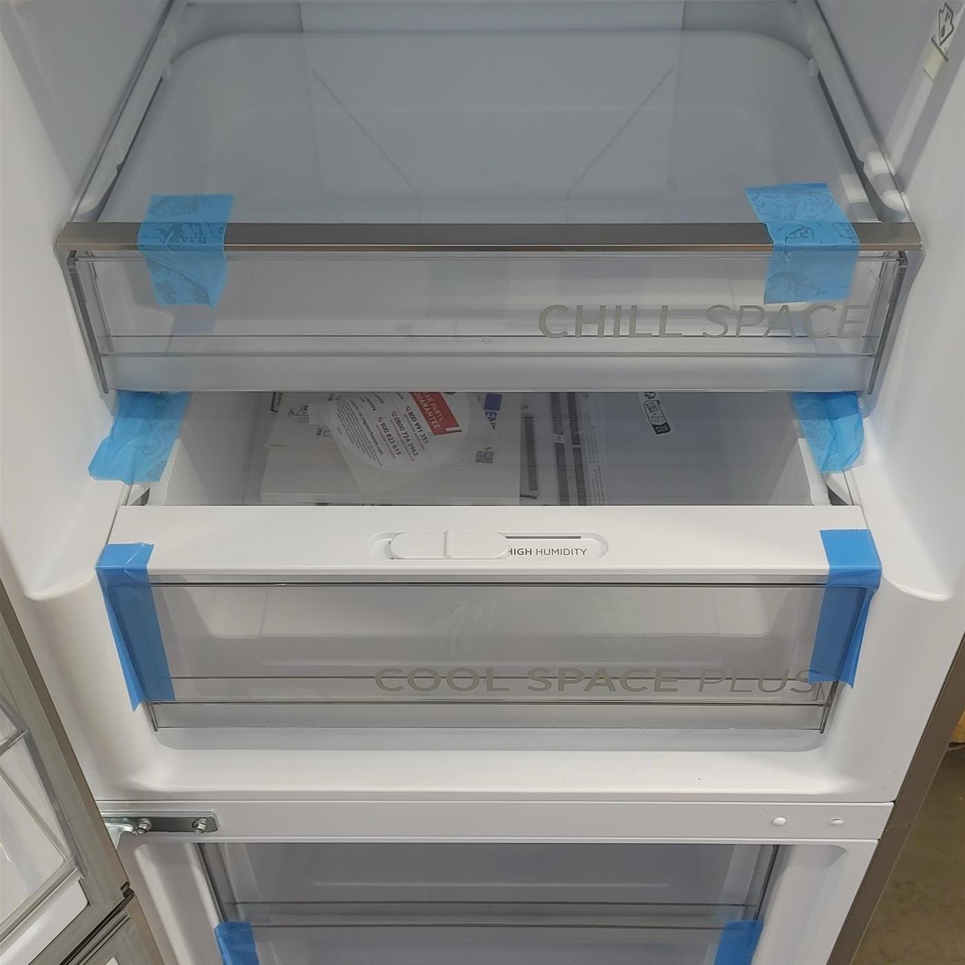 Hoover H-FRIDGE 500 HOCE4T620EX Libera installazione 377 LE Argento