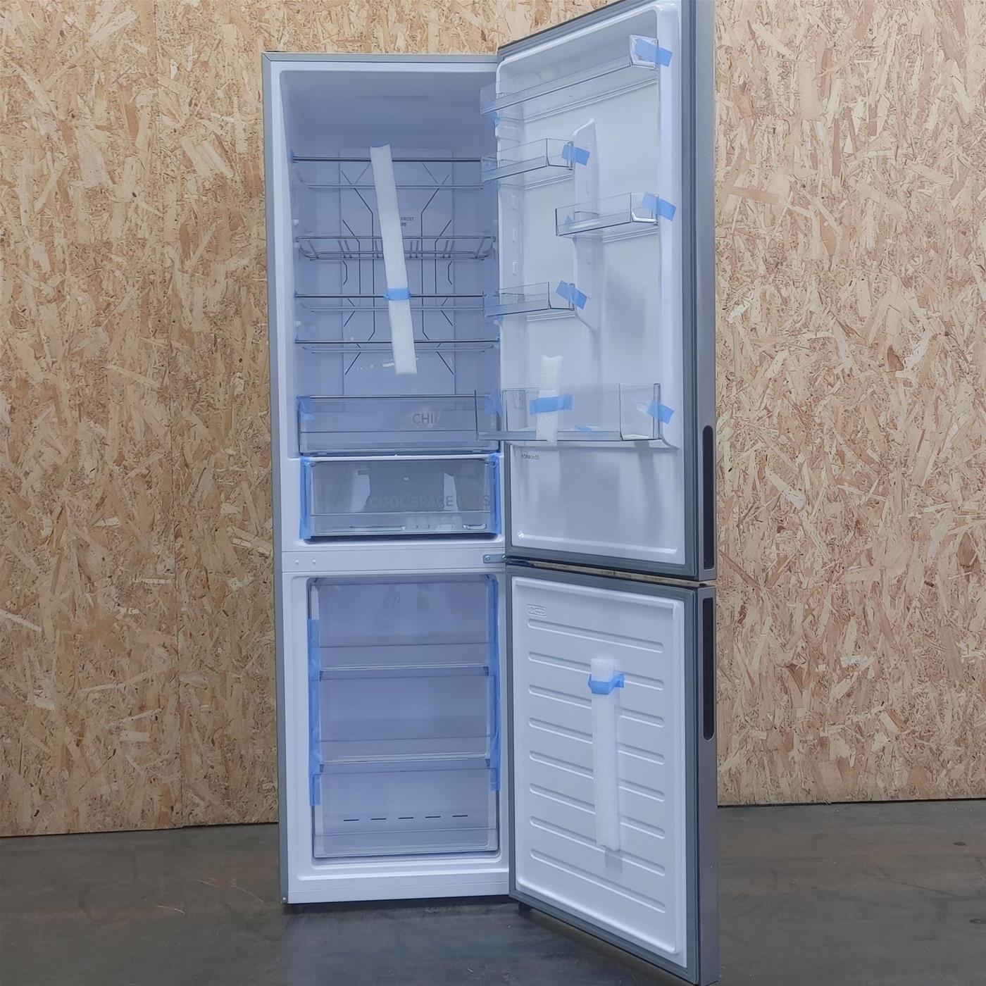 Frigorifero Hoover H-FRIDGE 700 HOCE7620CX Libera installazione 377 L C Alluminio