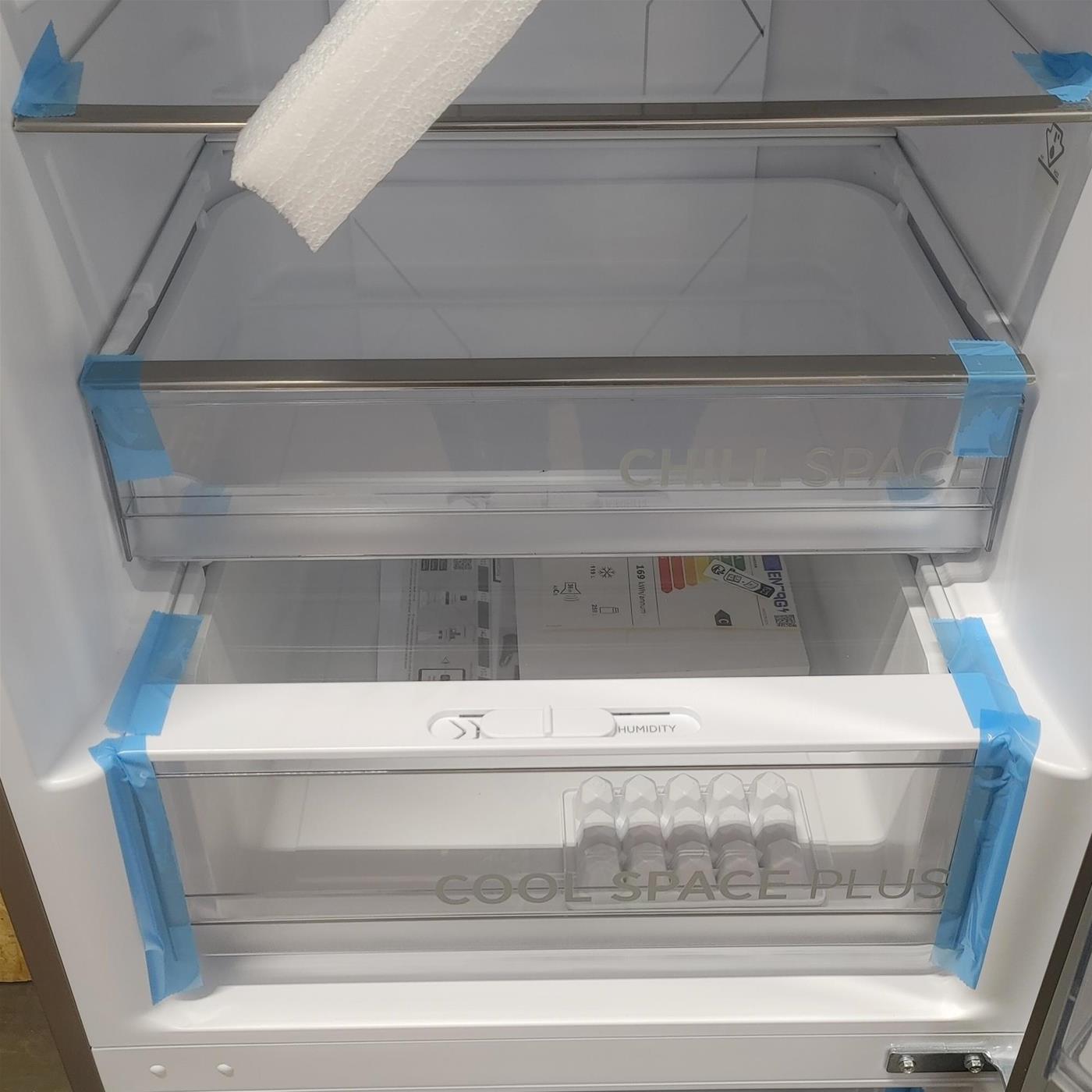 Frigorifero Hoover H-FRIDGE 700 HOCE7620CX Libera installazione 377 L C Alluminio