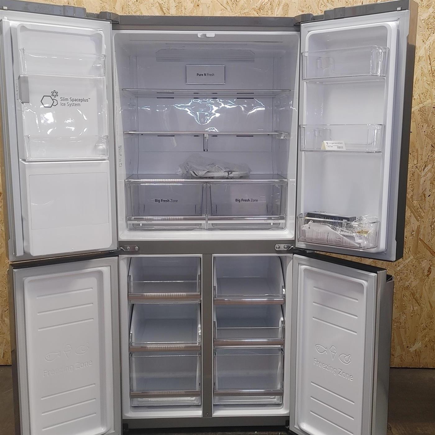 Frigorifero side by side LG GML844PZKZ Libera Installazione 428 LE Silver