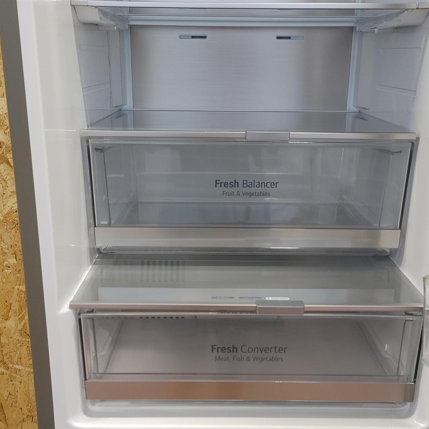 LG GBB72NSVCN Frigorifero combinato, Classe C, 384L, Wine Rack, No frost, Noble Steel
