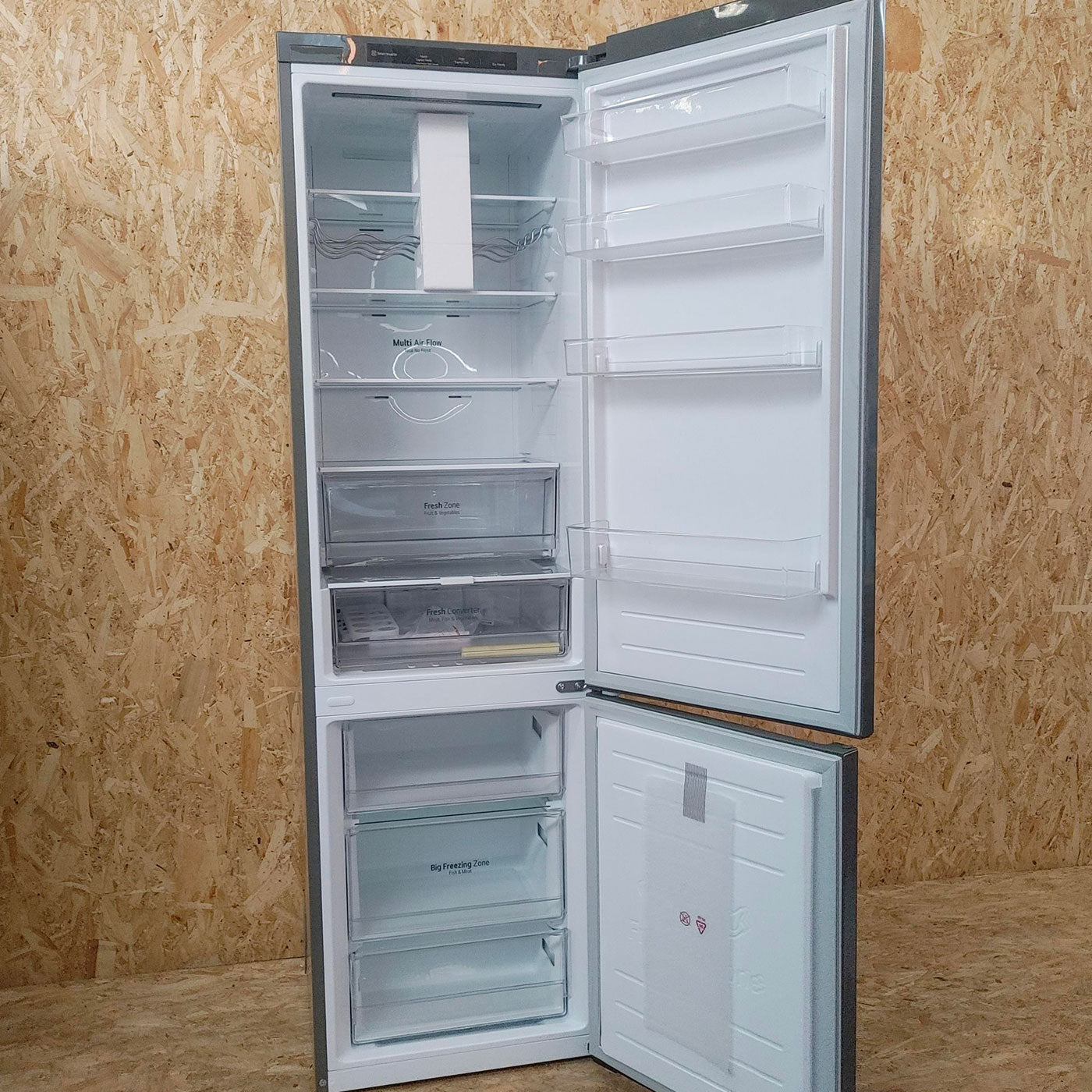 LG GBP62DSNCN1.ADSQE frigorifero con congelatore Libera installazione 384 LC Grafite