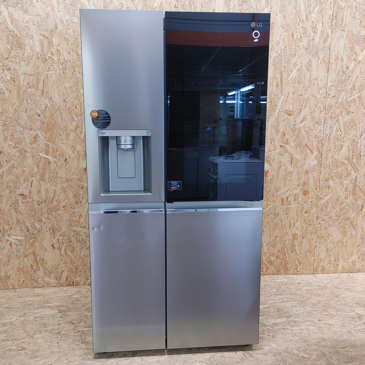 LG GSXV90BSAE frigorifero side-by-side Libera installazione 635 L E Acciaio inossidabile