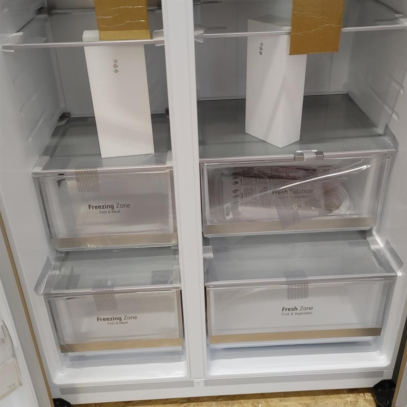 LG GSXV90BSAE frigorifero side-by-side Libera installazione 635 L E Acciaio inossidabile