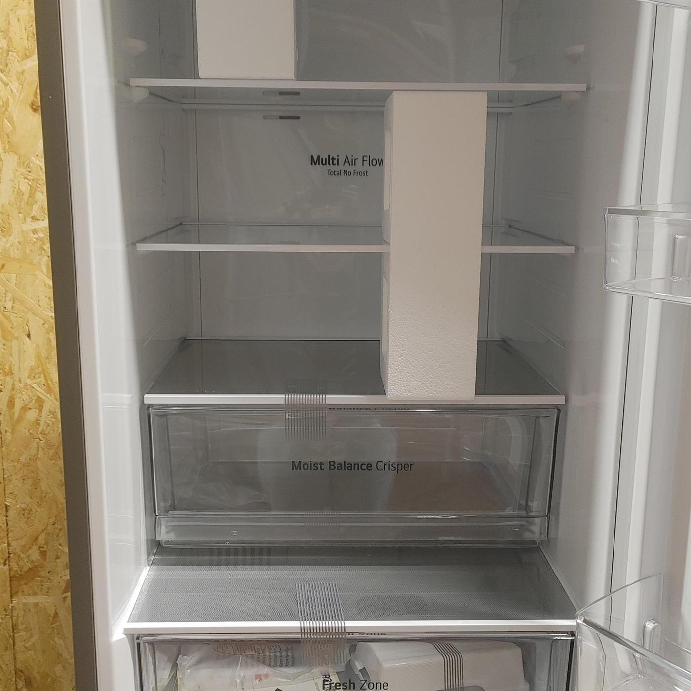Frigo-congelatore LG GBB62PZJMN Libera installazione 384 LE Acciaio inox