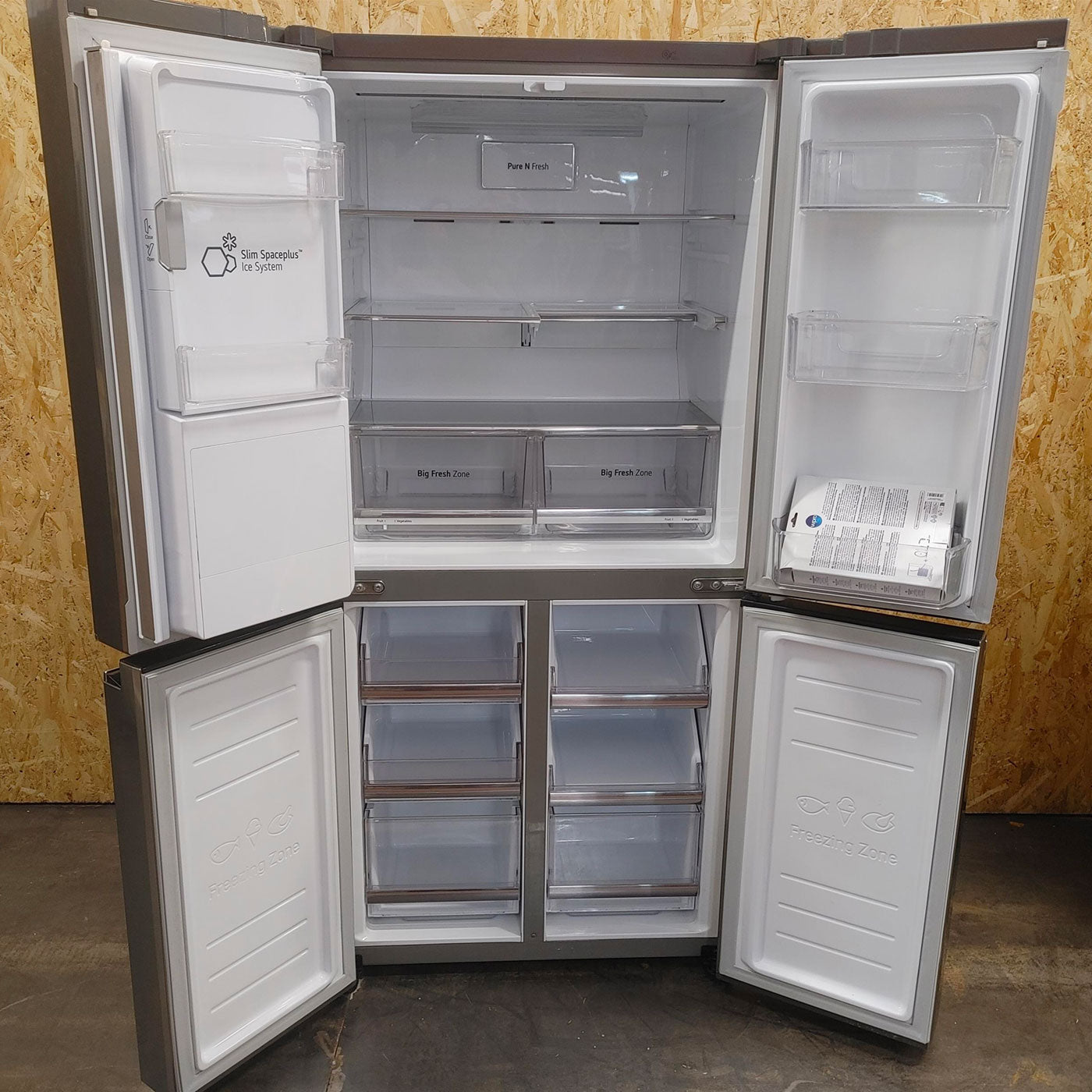 Frigorifero side by side LG GML844PZKZ Libera Installazione 428 LE Silver