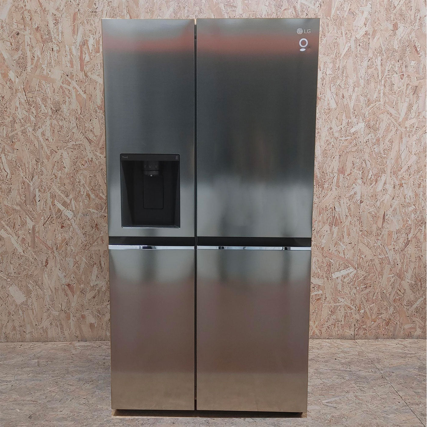 Frigorifero side-by-side LG GSLV70PZTE Libera installazione 635 LE Acciaio inox