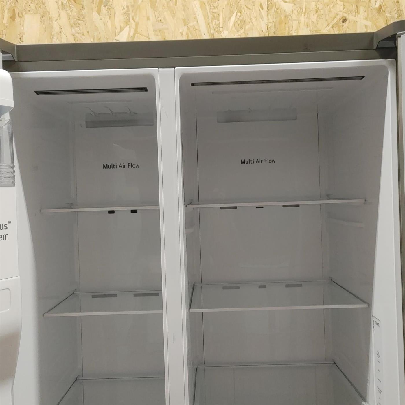 Frigorifero side-by-side LG GSLV70PZTE Libera installazione 635 LE Acciaio inox