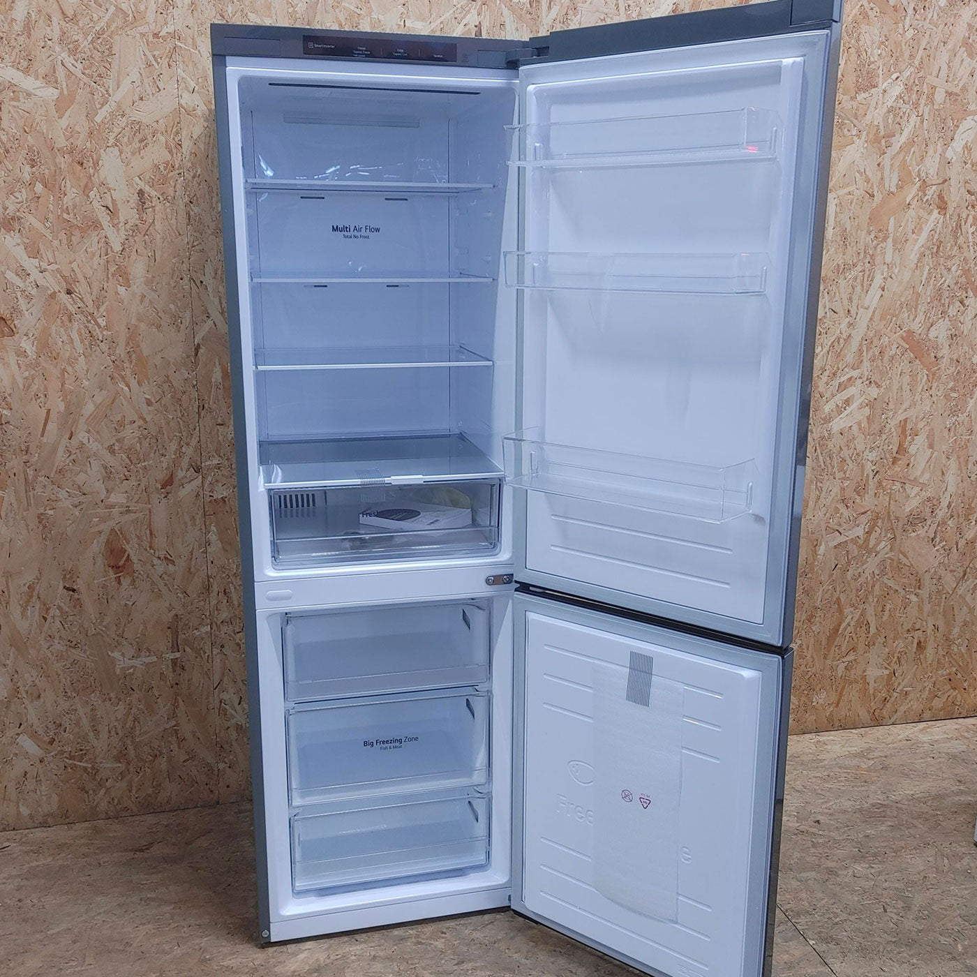 Frigocongelatore LG GBP61DSSGR Libera installazione 341 LD Grafite